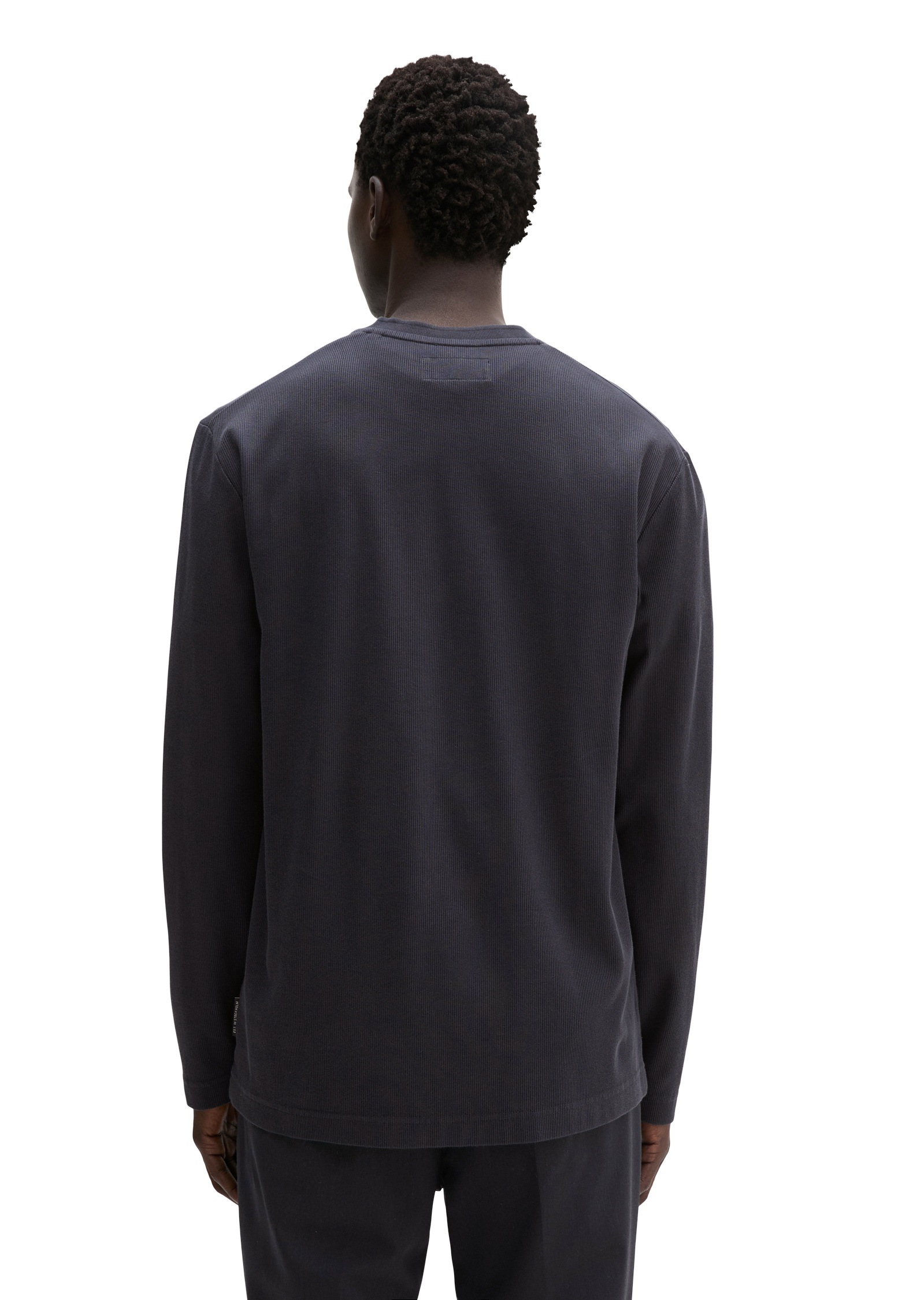 Marc O'Polo Langarmshirt »aus geripptem Interlock-Jersey«