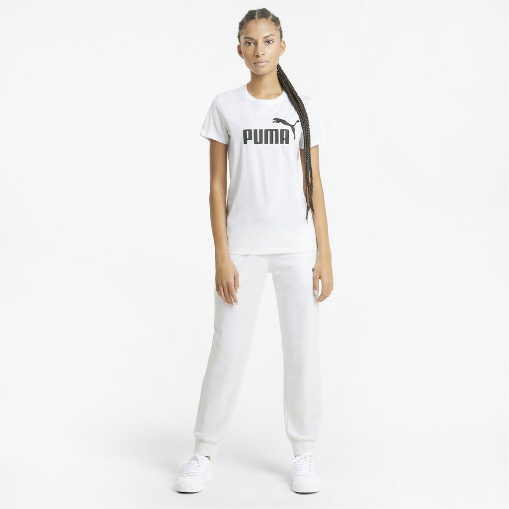 PUMA T-Shirt »Essentials Logo T-Shirt Damen«