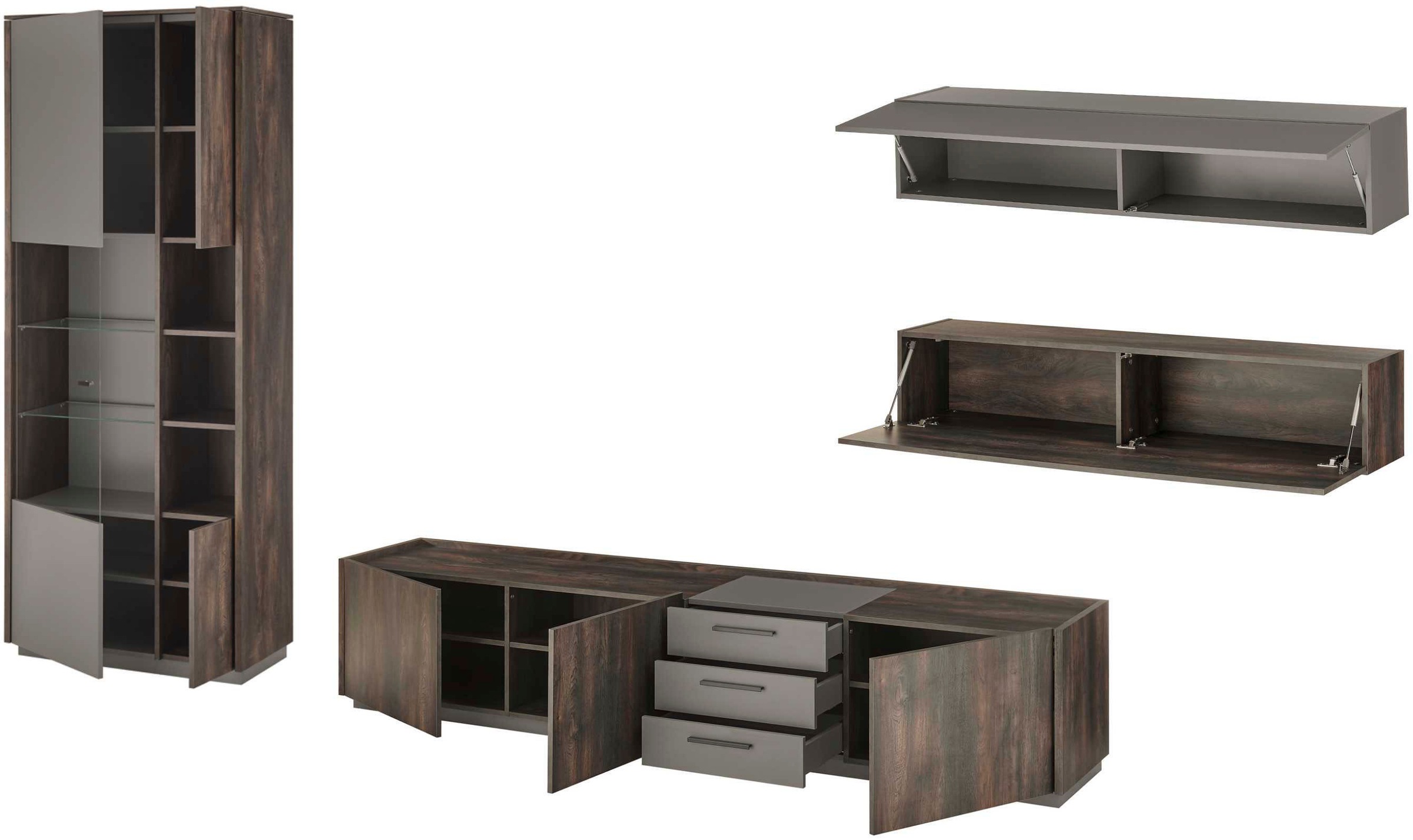 INOSIGN Schrank-Set »LARGO«, (Set, 4 St.), Soft-Close-Funktion und Push to open