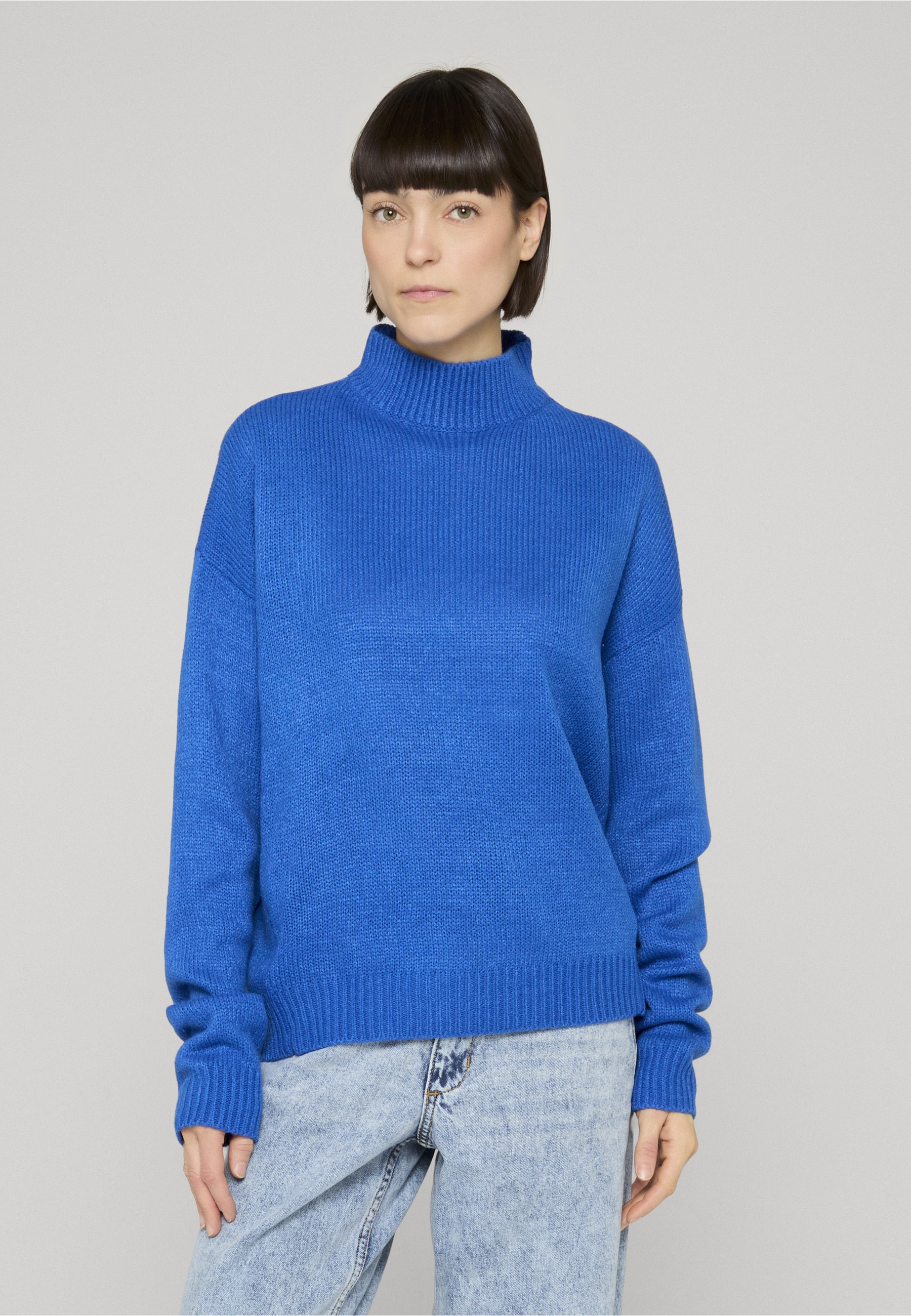 URBAN CLASSICS Sweatshirt »Urban Classics Damen Ladies Oversize Turtleneck Sweater«, 1 Stk.
