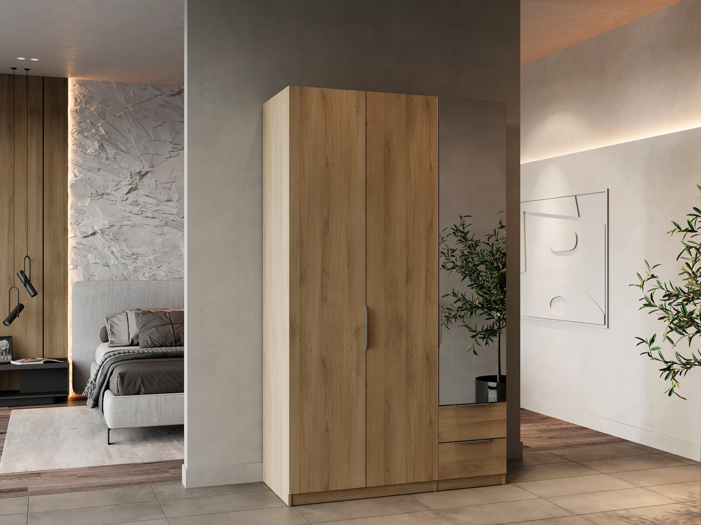 Demeyere GROUP Drehtürenschrank »Ghost«