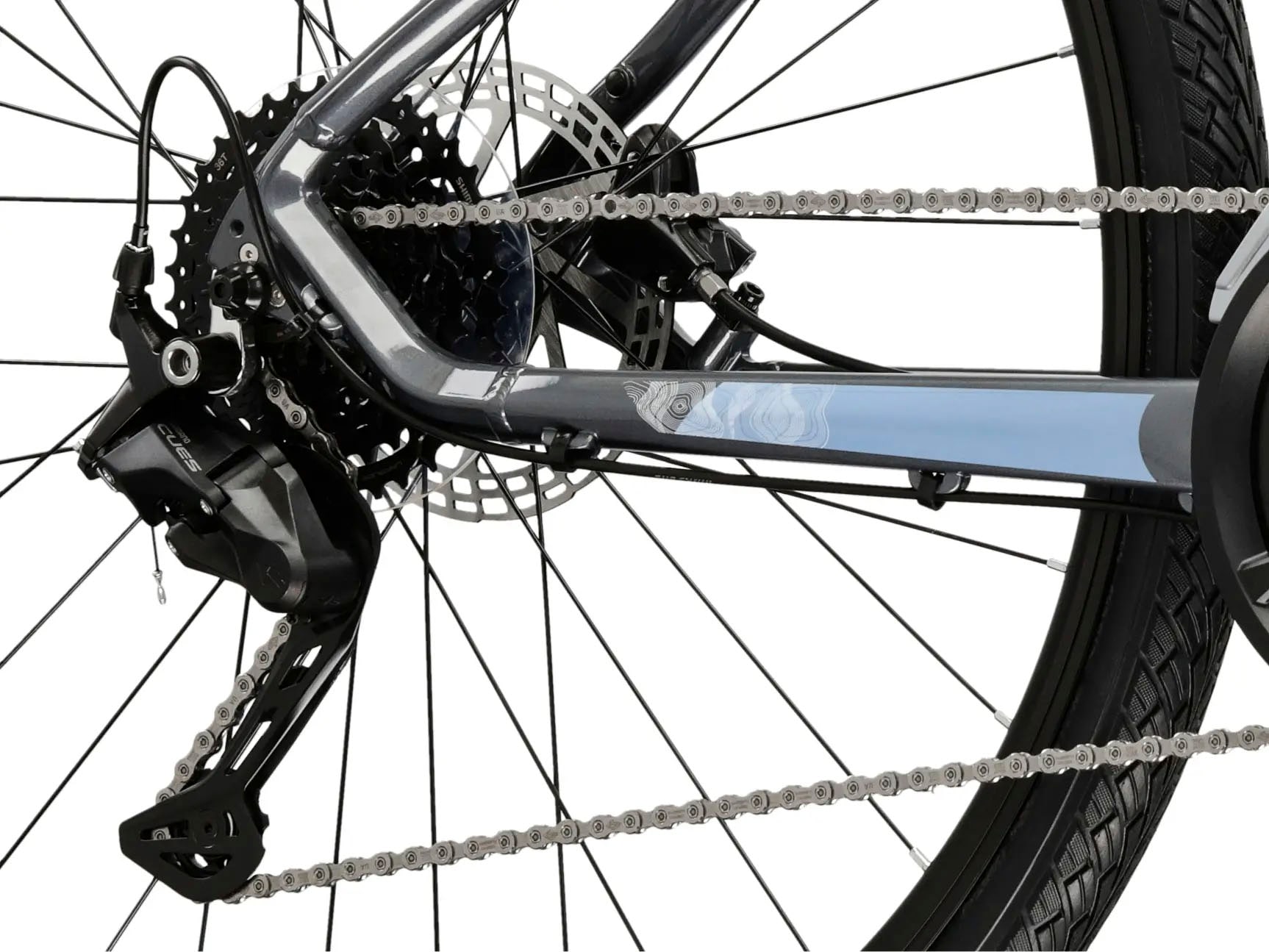 Kross Crossrad »Evado 5.0«, 18 Gang, Shimano, CUES U3020 Schaltwerk, Kettenschaltung