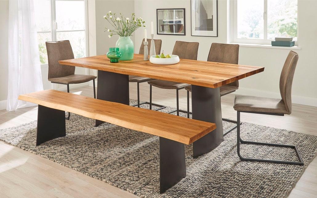 NIEHOFF SITZMÖBEL Freischwinger »Capri«, (Set), 2 St., Microfaser ABERDEEN, Gestell aus Eisen, Bezug in Microfaser oder Leder