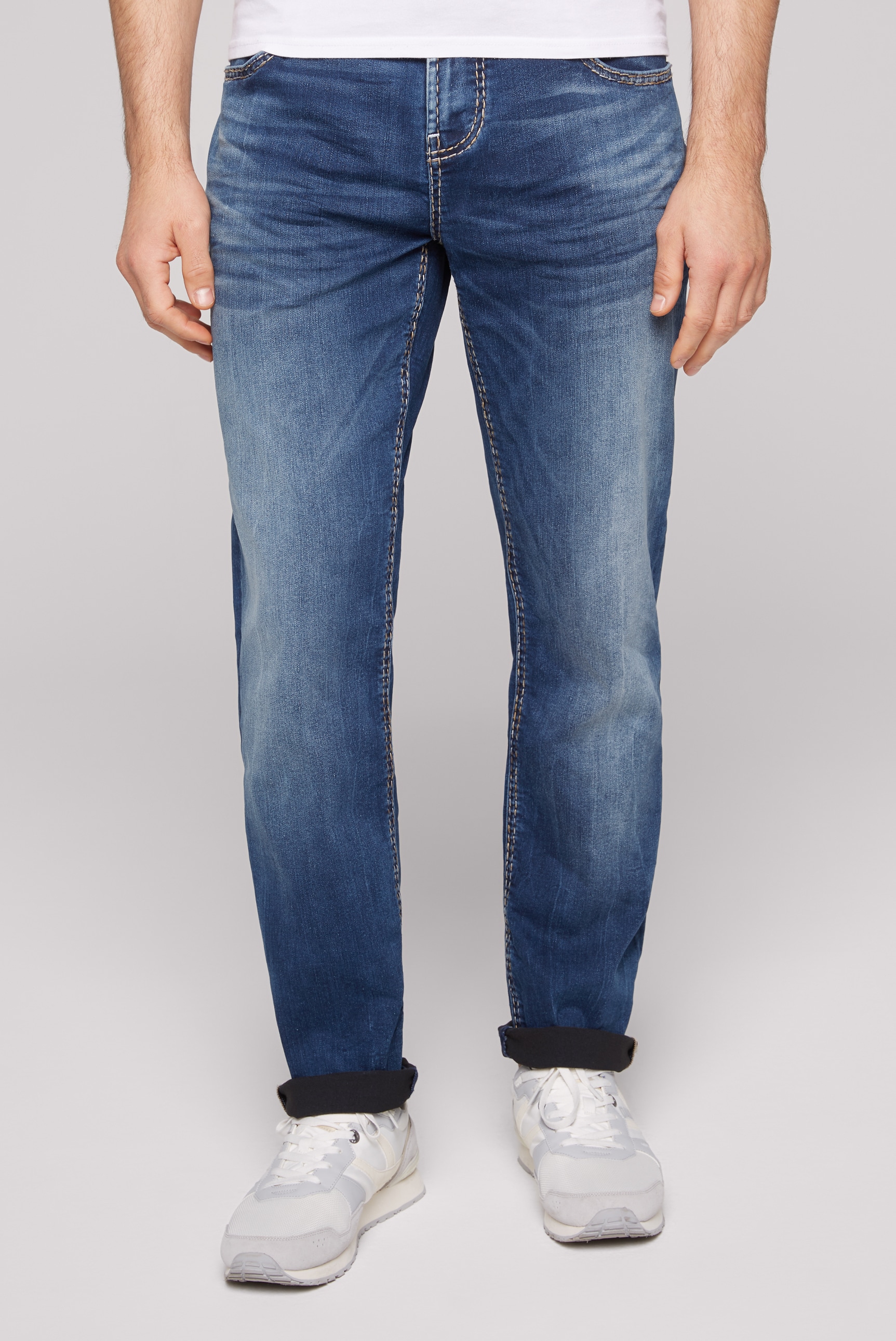 CAMP DAVID Regular-fit-Jeans, mit niedriger Leibhöhe