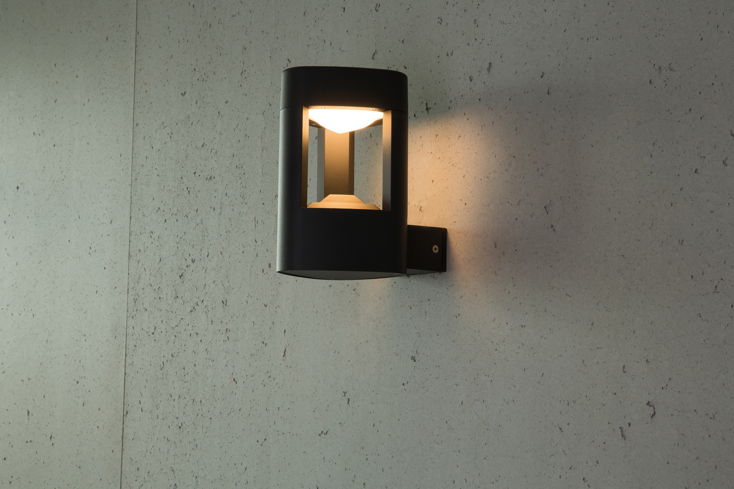 HEITRONIC LED Wandleuchte "Maryland" LED-Modul 1 Warmweiß anthrazit, Wandla günstig online kaufen