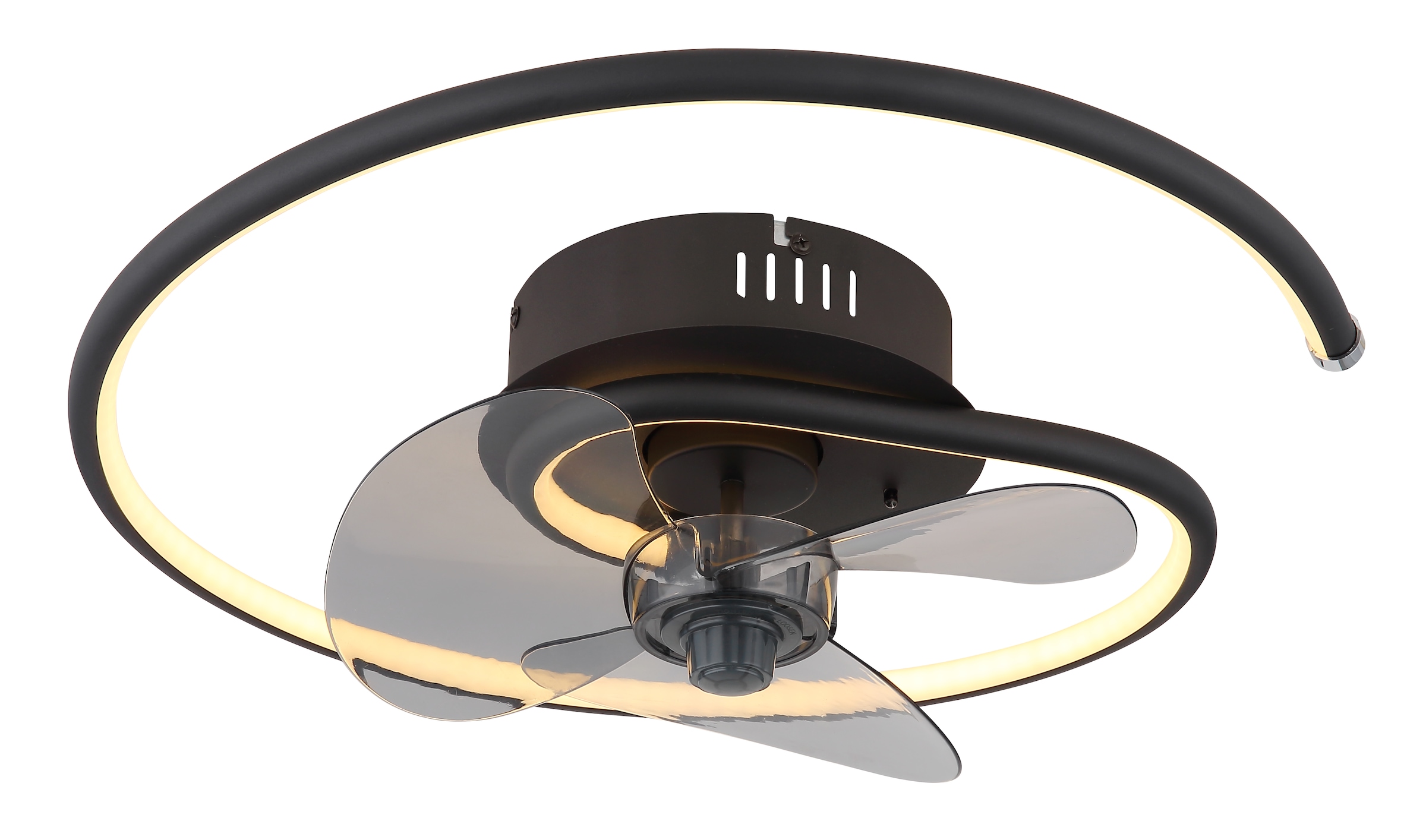 GLOBO LIGHTING Deckenleuchte »KOREN«, Leuchtmittel LED-Modul | LED fest integriert, Deckenventilator, Deckenlampe, moderner Ventilator