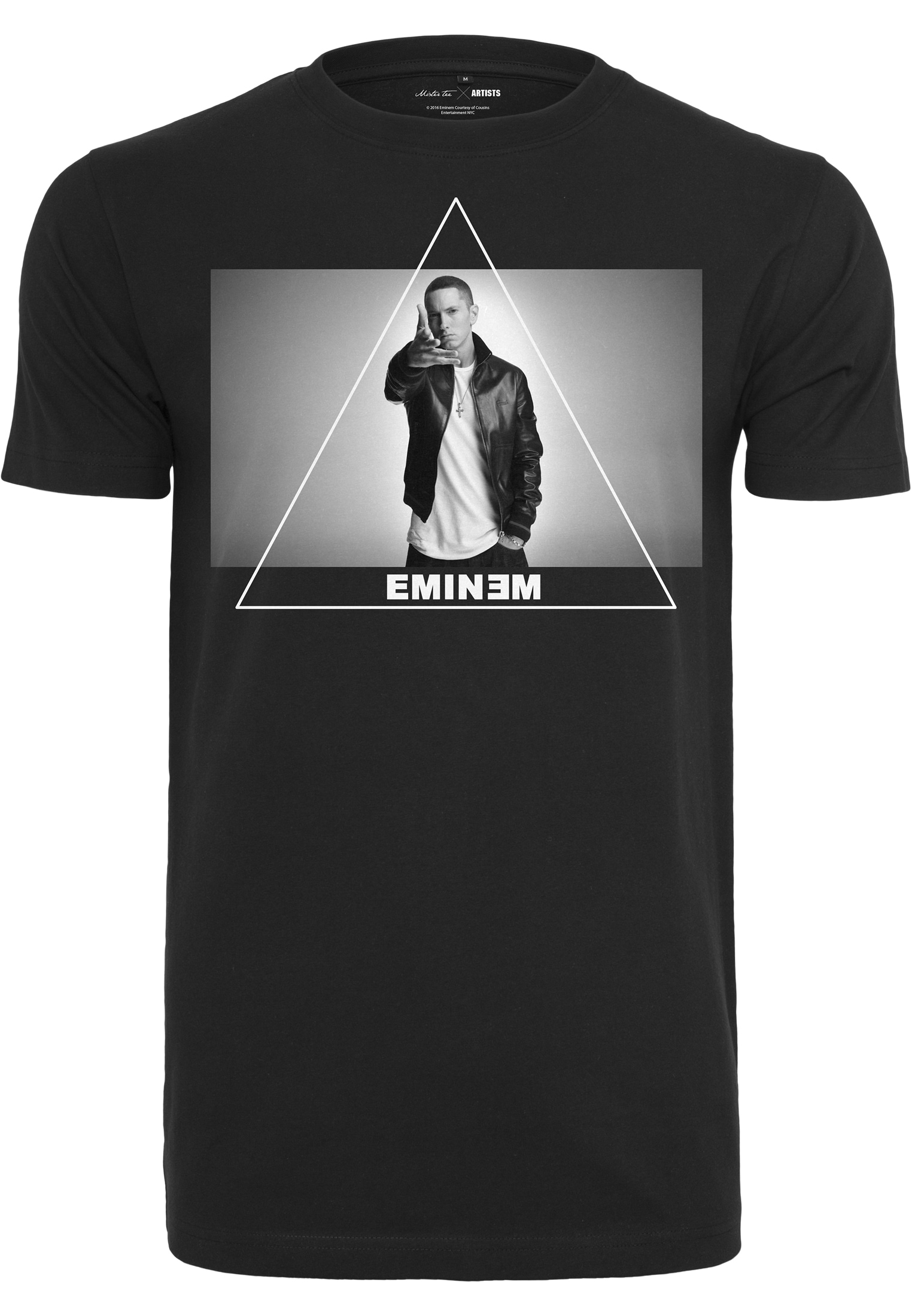 MisterTee T-Shirt »MisterTee Herren Eminem Triangle Tee«, (1 tlg.)