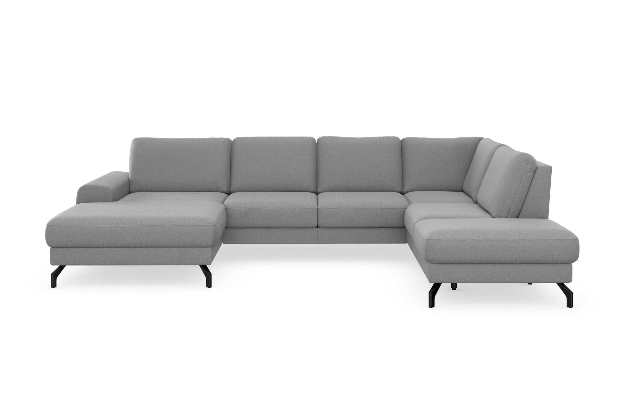 sit&more Wohnlandschaft »Cinturo U-Form«, inklusive Sitztiefenverstellung und Federkern, Sitzhöhe 45 cm