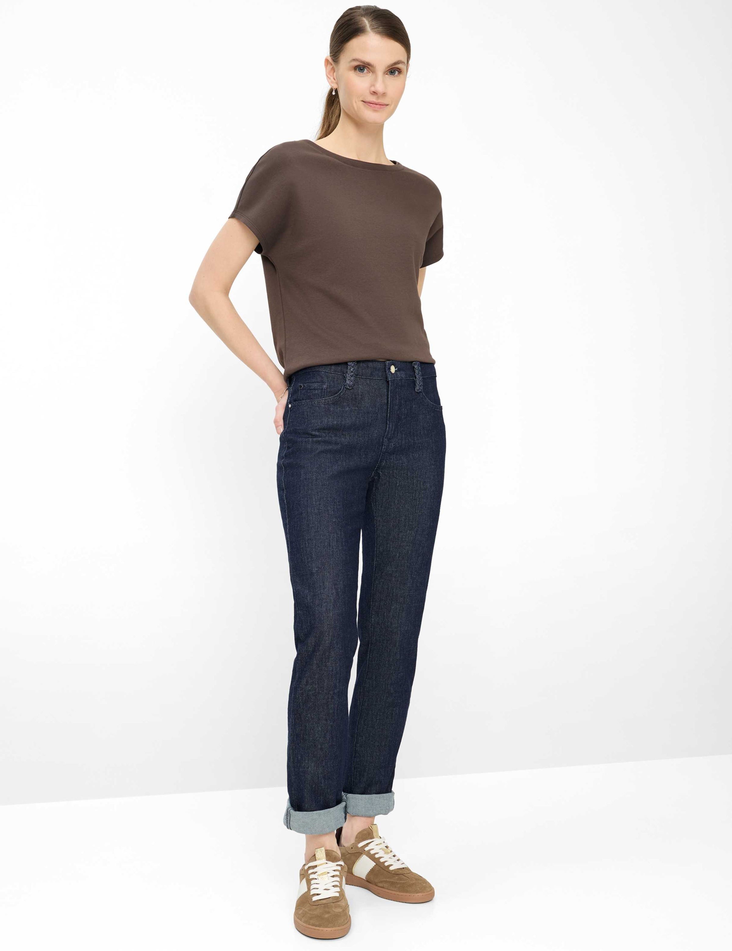 5-Pocket-Jeans BRAX "Style MARY", Damen, Gr. 40, Normalgrößen, dunkelblau, Denim/Jeans, 99% Baumwolle, 1% Elasthan, Jeans 5-Pocket-Jeans 2