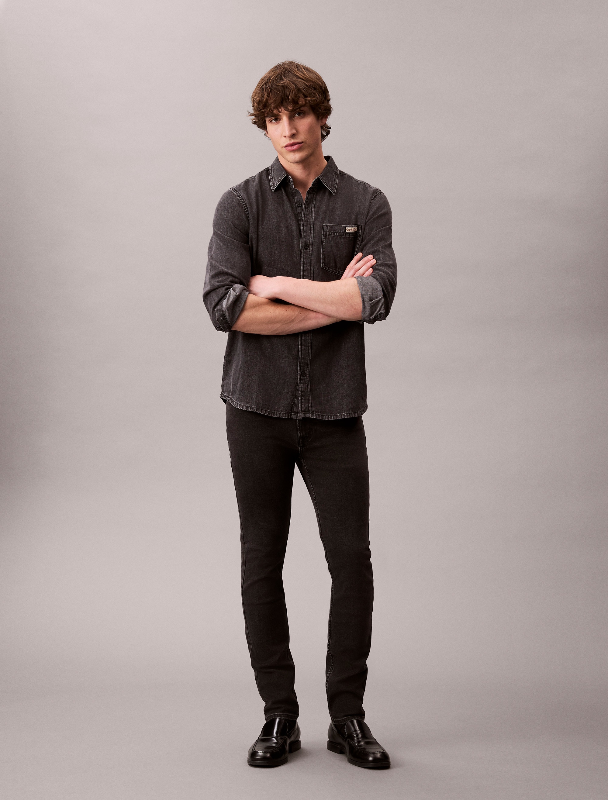 Calvin Klein Jeans 1100000002199 "SKINNY JEAN REGEN" Mit Gürtelschlaufen
