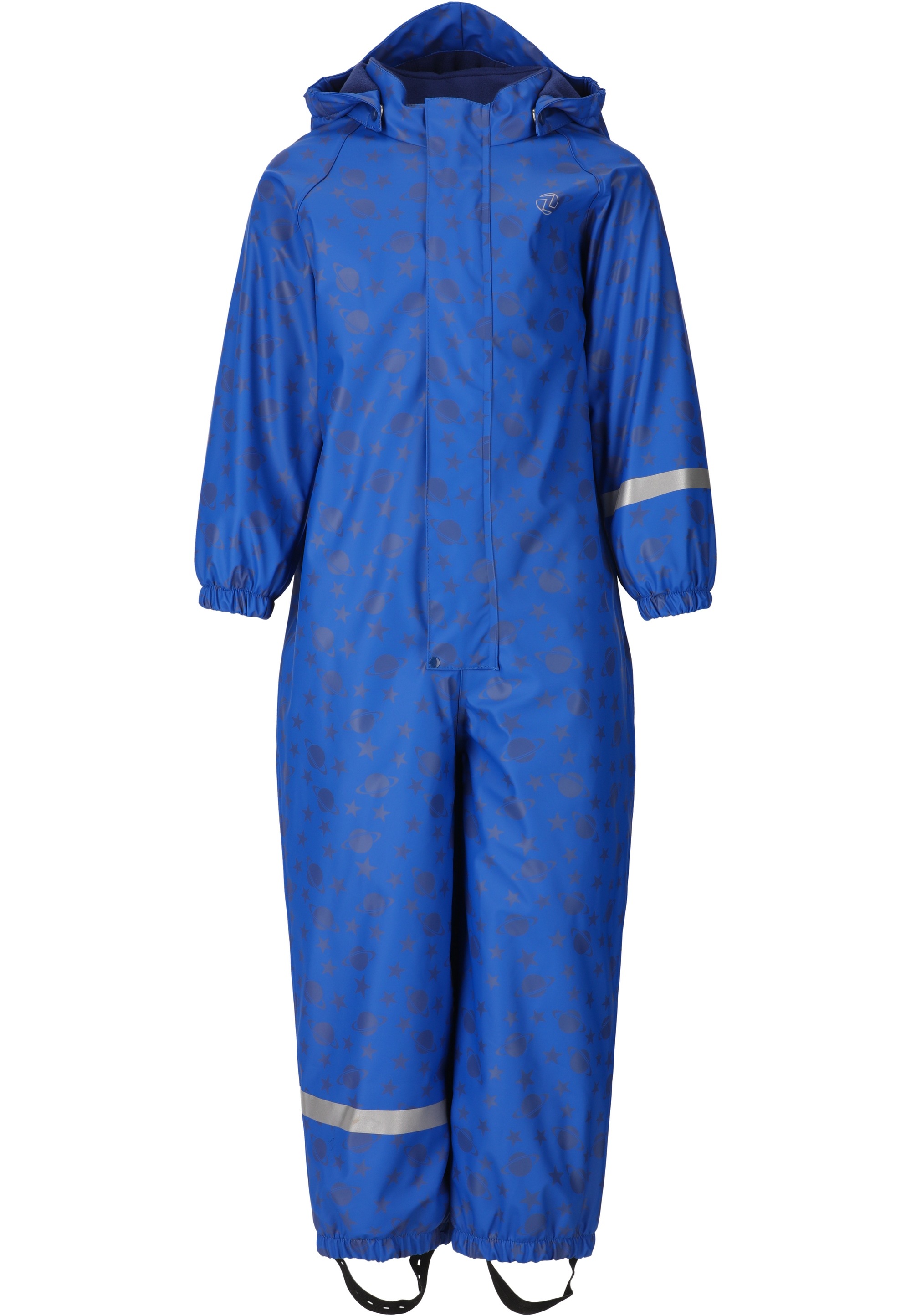 ZIGZAG Kinder Regenanzug "Zing", blau, Gr. 92, bedruckt, 100% Polyester, Sportanzüge, in wasserfester Qualität