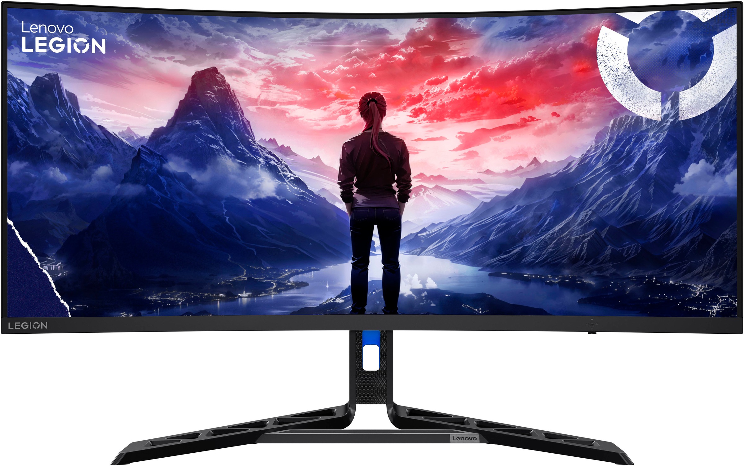 LENOVO Curved-Gaming-Monitor "Legion R34w-30", B:80,78cm H:36,84cm T:11,27cm, schwarz, Monitore