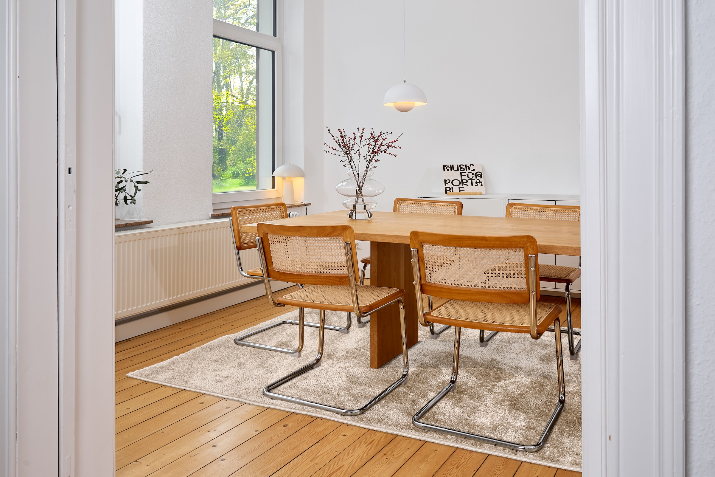 ASTRA Teppich »Stevie 250«, rechteckig, 9 mm Höhe, weicher Kurzflor, gewebt, Wohnzimmer, Schlafzimmer