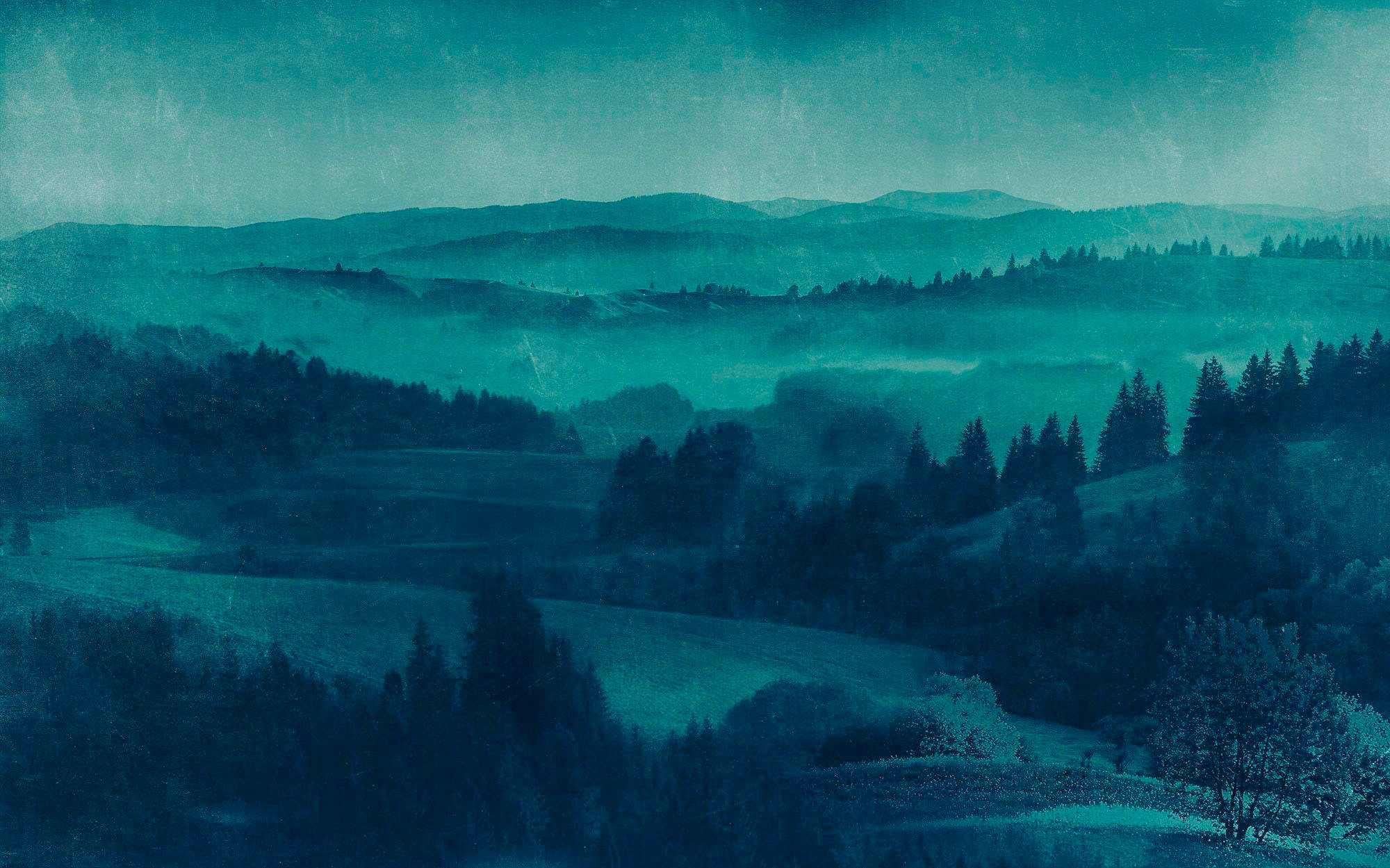 Komar Vliestapete "Digitaldruck Vlies - Twilight - Größe 400 X 250 Cm" Bedruckt Glatt Wohnzimmer, Schlafzimmer
