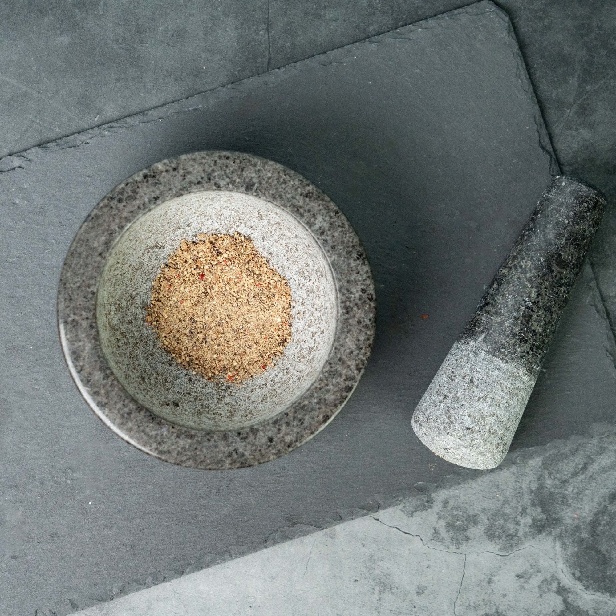 WESTMARK Mörser, (Set, 2 tlg.), Natur-Granit