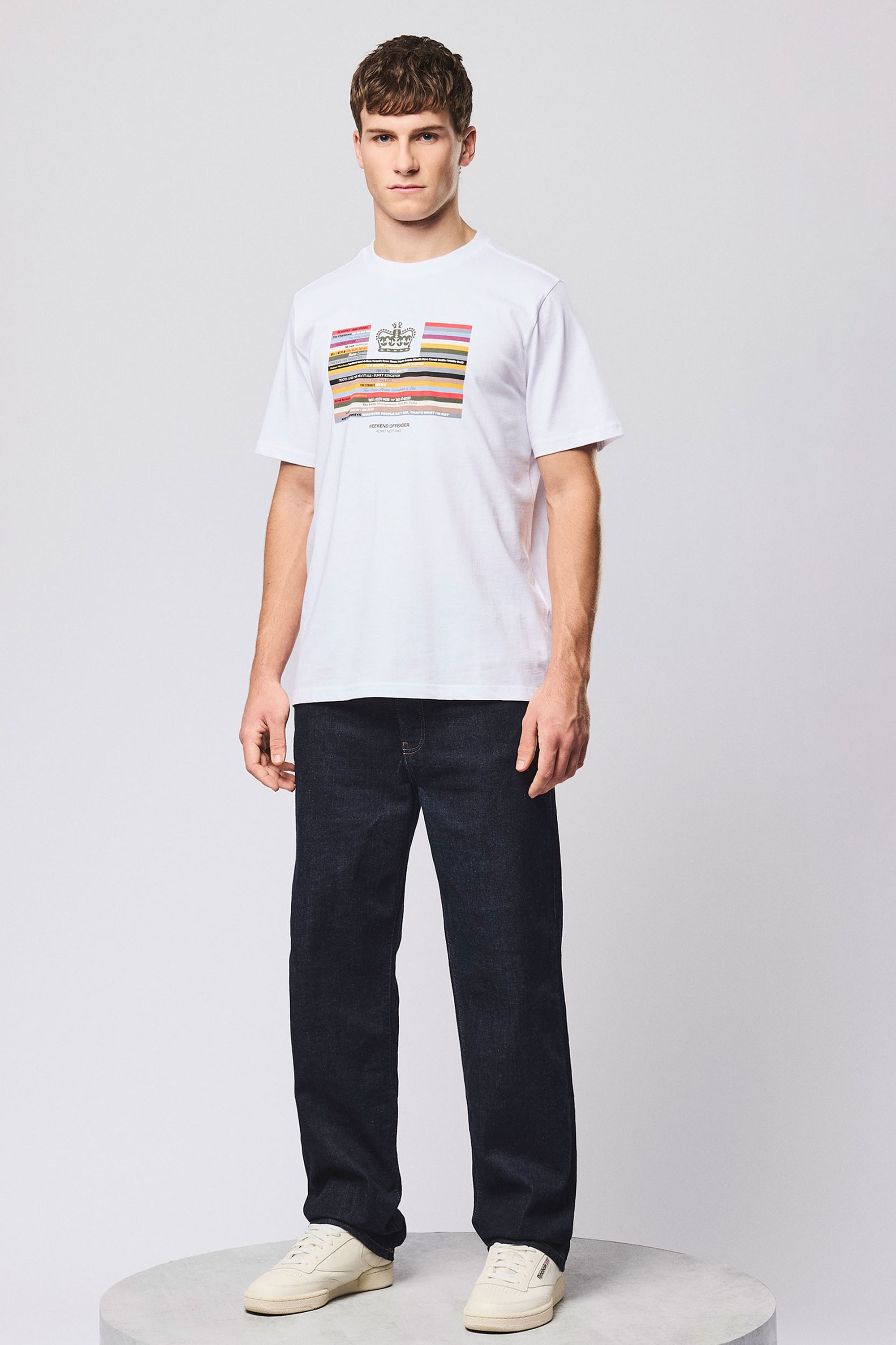 Weekend Offender T-Shirt »VINYL GRAPHIC TEE Herren« T-Shirt Herren, leichtes Kurzarmshirt, Sporttrikot, Outdoor, Sale
