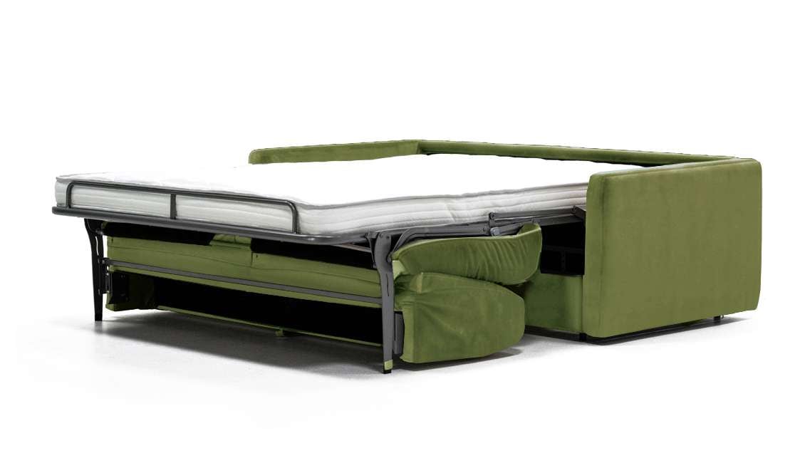 Egoitaliano Schlafsofa »Moby Designsofa - 2-Sitzer mit Dauerschlaffunktion« Made in Italy, Luxus-Microfaser & hoher Liegekomfort, 140x190 cm
