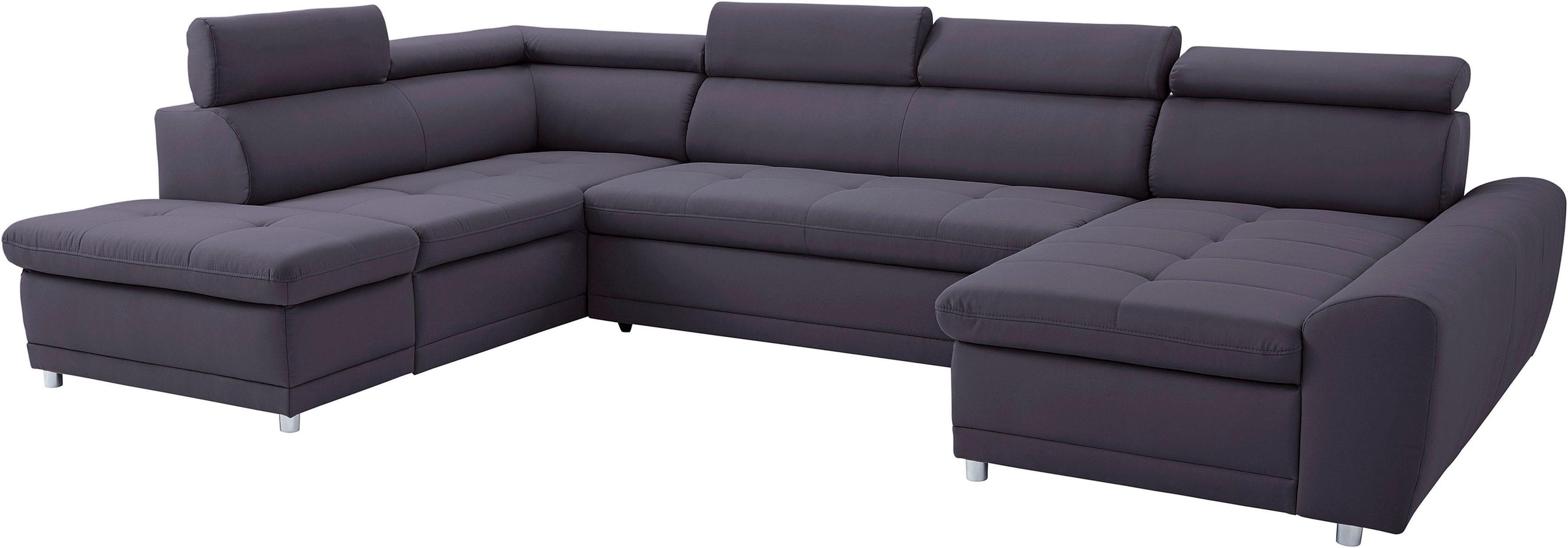 sit&more Wohnlandschaft "Riva U-Form" wahlweise mit Bettfunktion günstig online kaufen