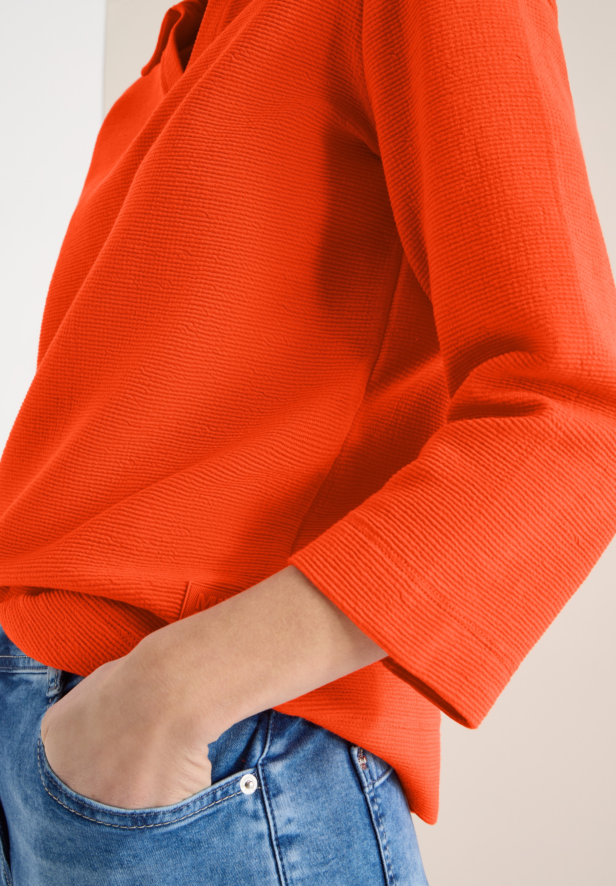 Cecil 3/4-Arm-Shirt mit Polokragen