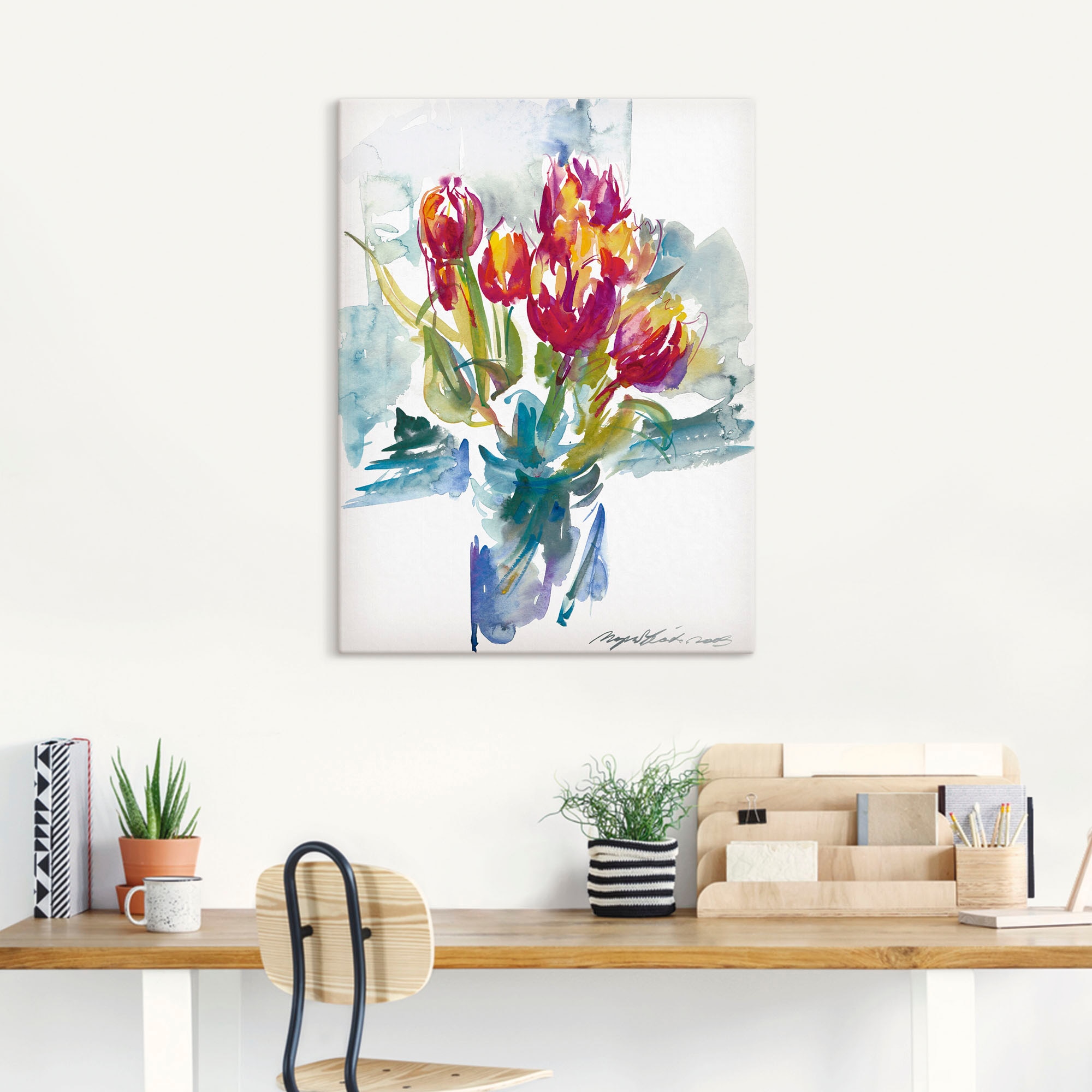 Artland Wandbild »Blumenstrauß I«, Blumen, (1 St.), als Leinwandbild, Poster in verschied. Größen