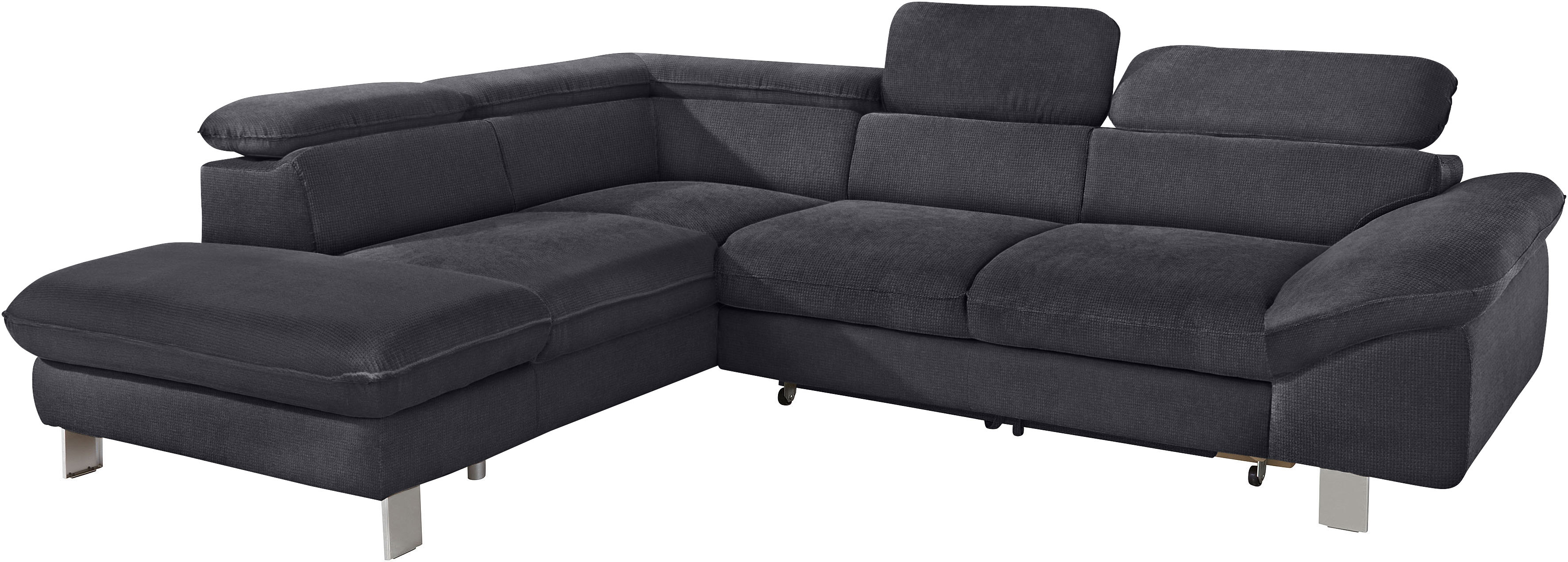 COTTA Ecksofa "Driver L-Form" mit Kopfteilverstellung, wahlweise mit Schlaffunktion & Bettkasten