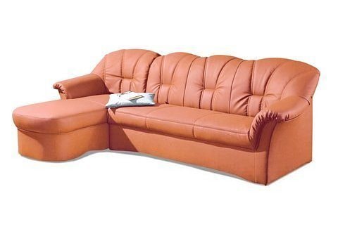 DOMO collection Ecksofa Papenburg L-Form, in großer Farbvielfalt, wahlweise mit Bettfunktion