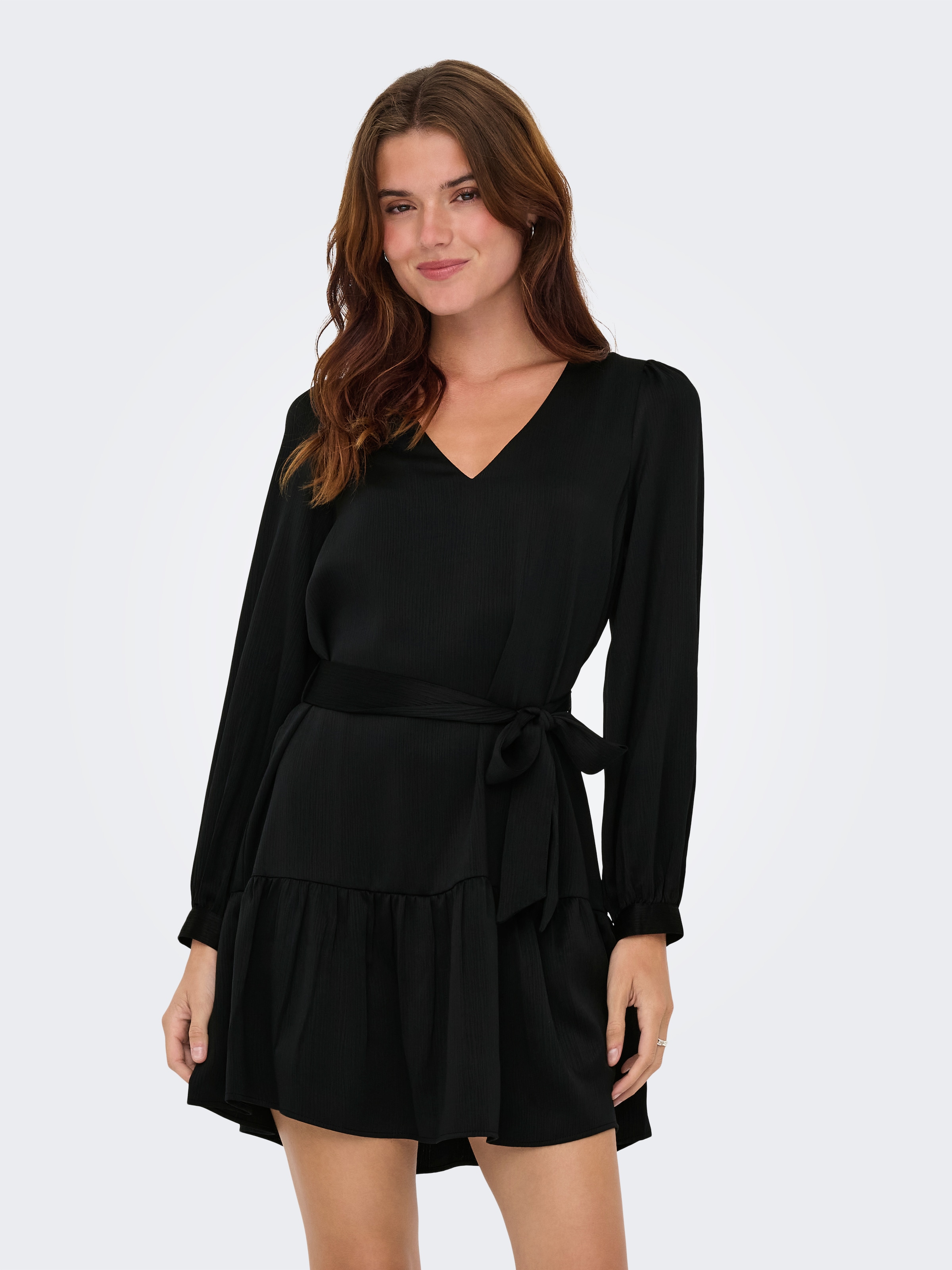 ONLY Tunikakleid "ONLNEW ALENA LIFE L/S SHORT DRESS WVN" Sommerkleid günstig online kaufen