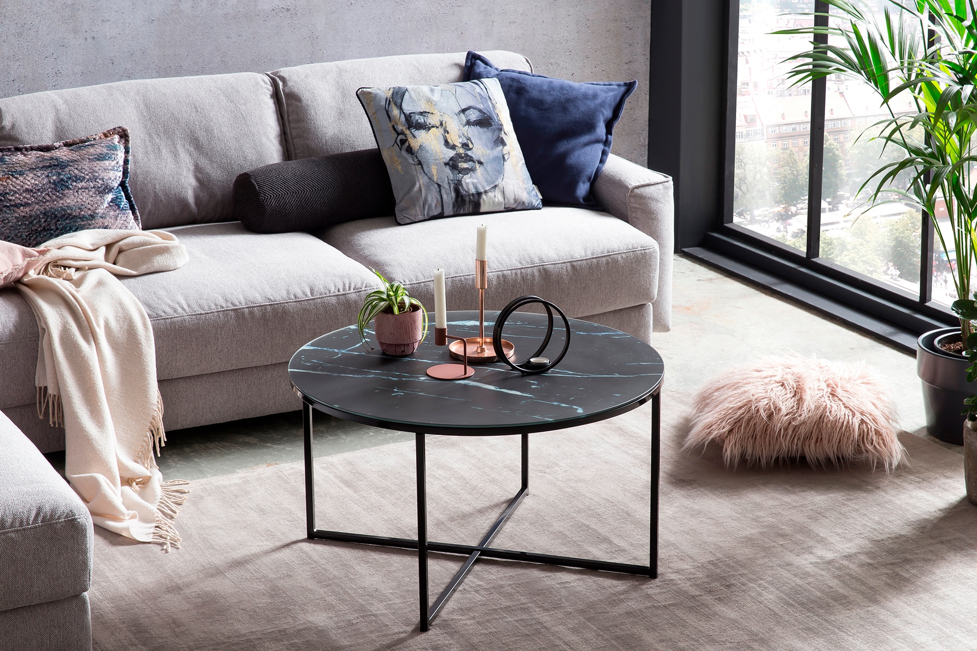 SalesFever Couchtisch "Caorle Couchtisch im eleganten Stil", Elegantes Desi günstig online kaufen