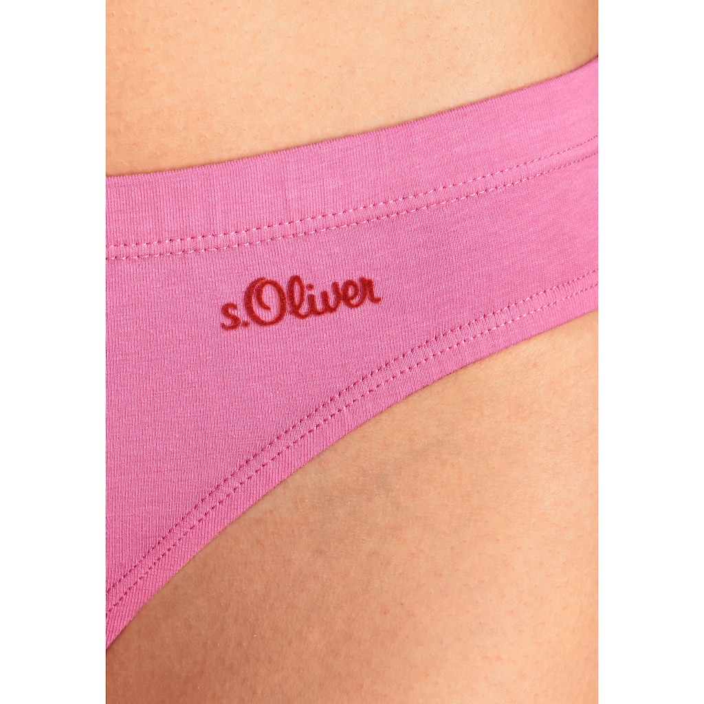 s.Oliver Bikinislip, (Packung, 3 St.)