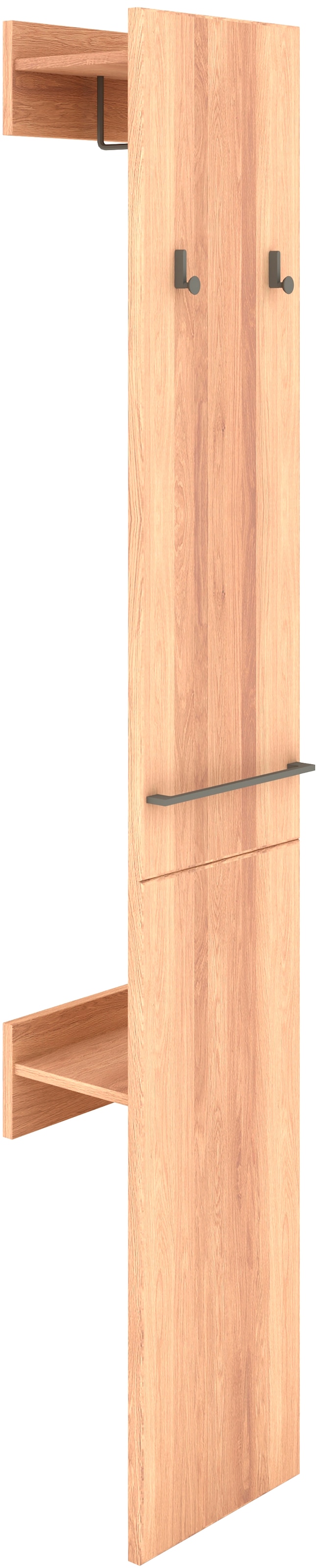 Musterring Garderobe "Sorrent, Garderobenpaneel, Wandregal, massiv Eiche", günstig online kaufen