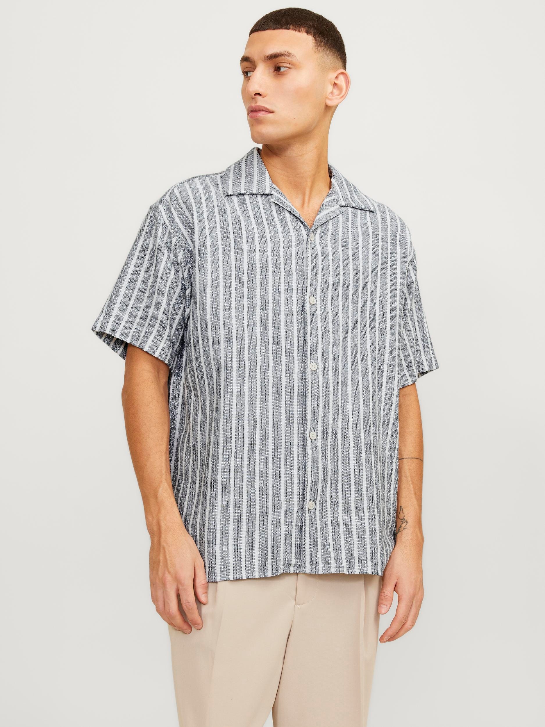 Jack & Jones Kurzarmhemd "JORCABANA STRIPE SHIRT SS SN" günstig online kaufen