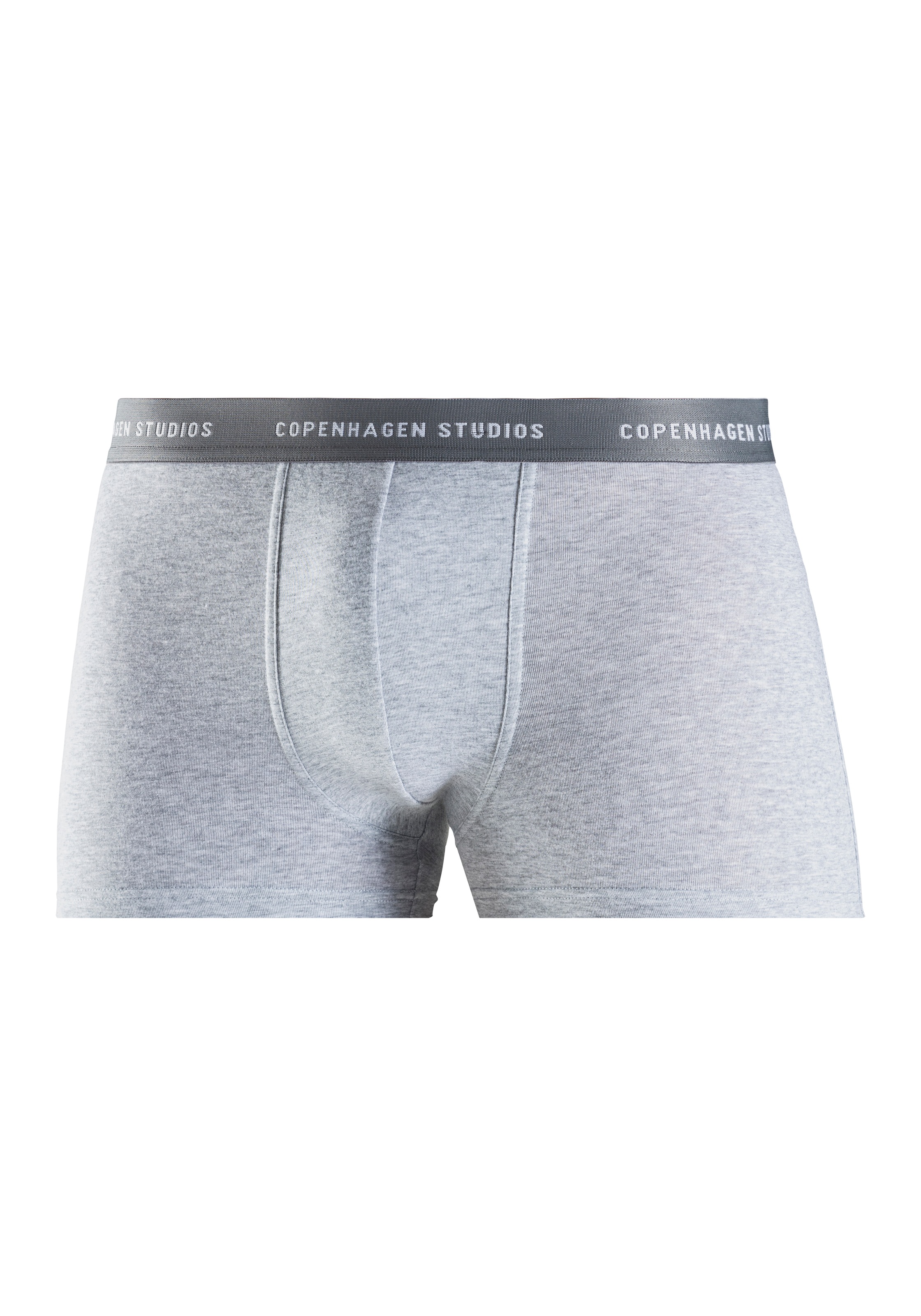 Copenhagen Studios Boxer »Boxershorts für Herren«, (3 St.), mit farbigem Logo-Bund