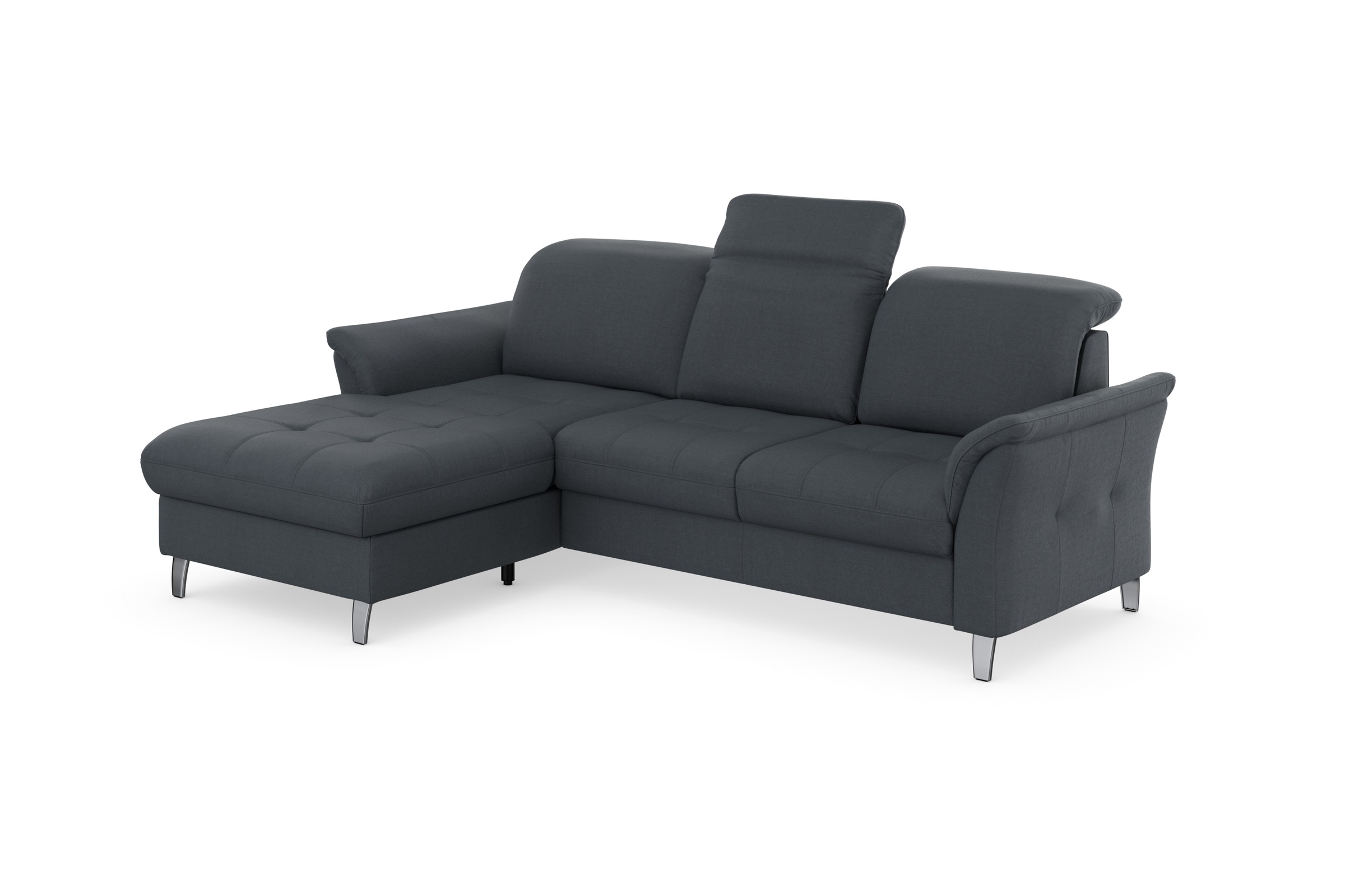 sit&more Ecksofa »Maggiore L-Form«, wahlweise mit Kopfteilverstellung, Bettfunktion und Bettkasten