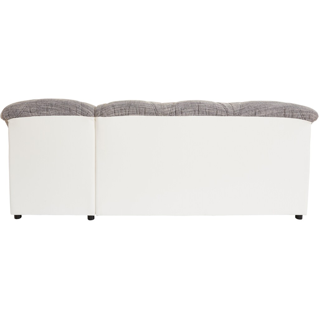 DOMO collection Ecksofa »Flores Schlafsofa, B/T/H: 233/142/86 cm, L-Form«