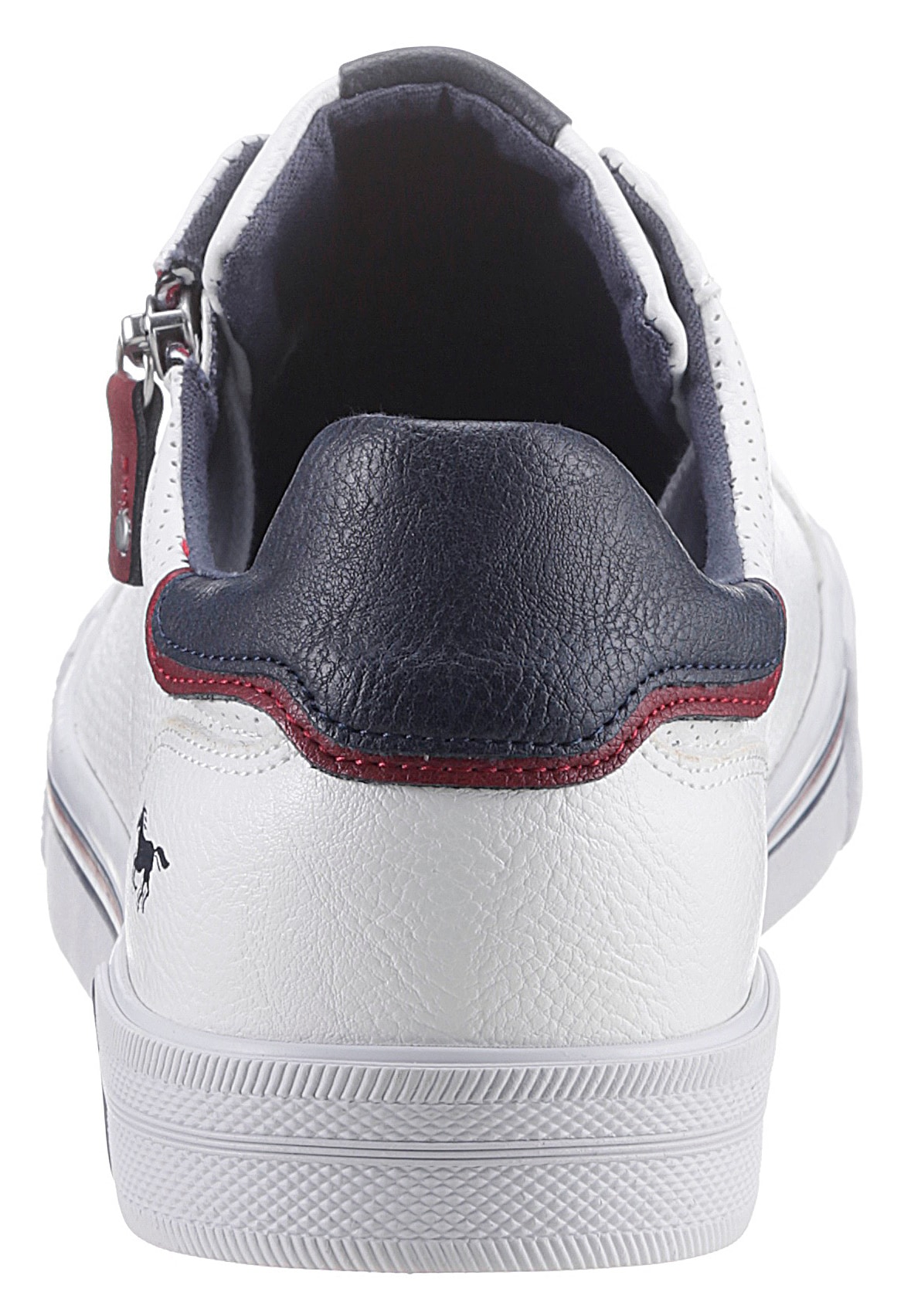 Mustang Shoes Sneaker, mit Reißverschluss an der Seite, Freizeitschuh, Halbschuh, Schnürschuh