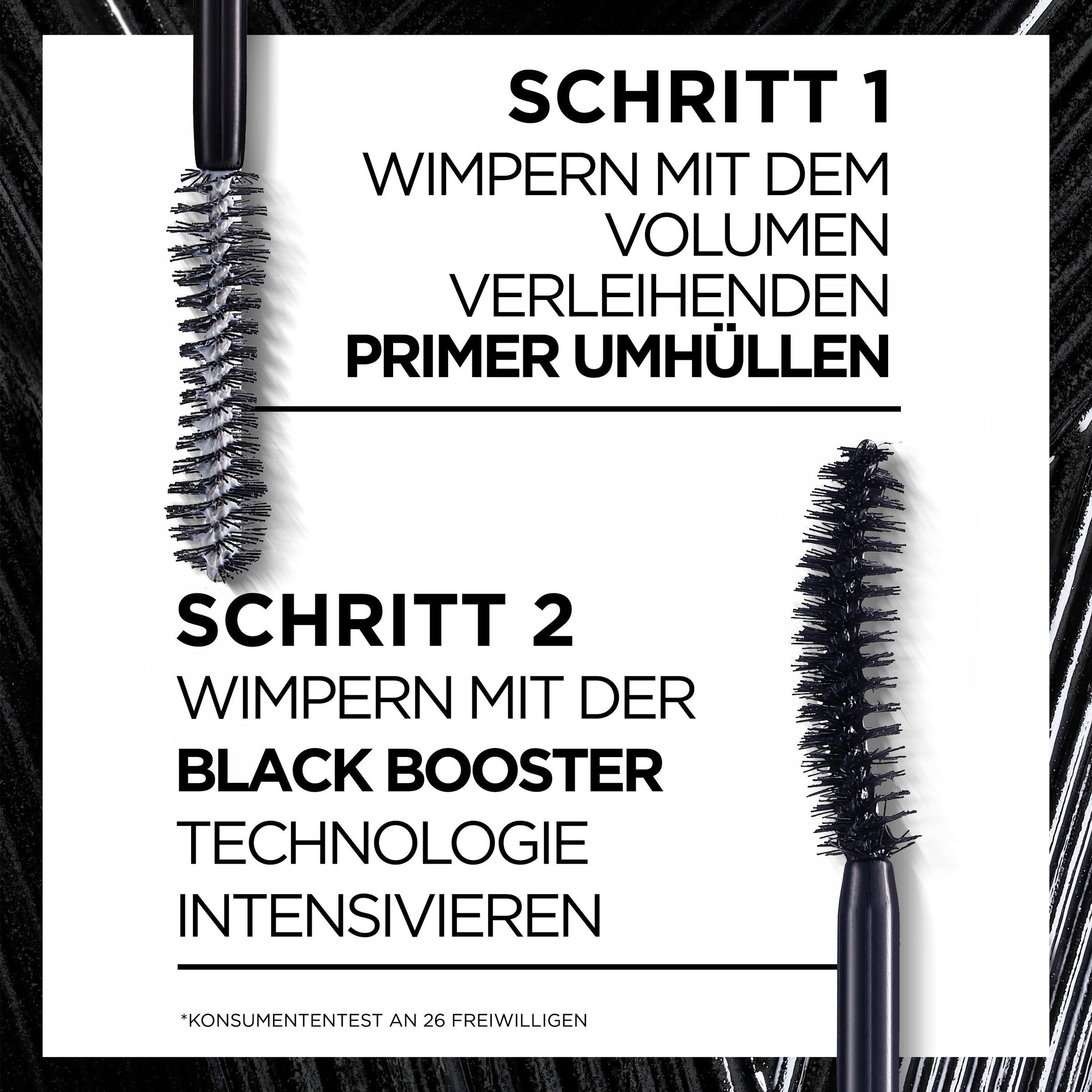 L'ORÉAL PARIS Mascara »ProXXL Volume Mascara schwarz«, mit spezieller Fasertechnologie