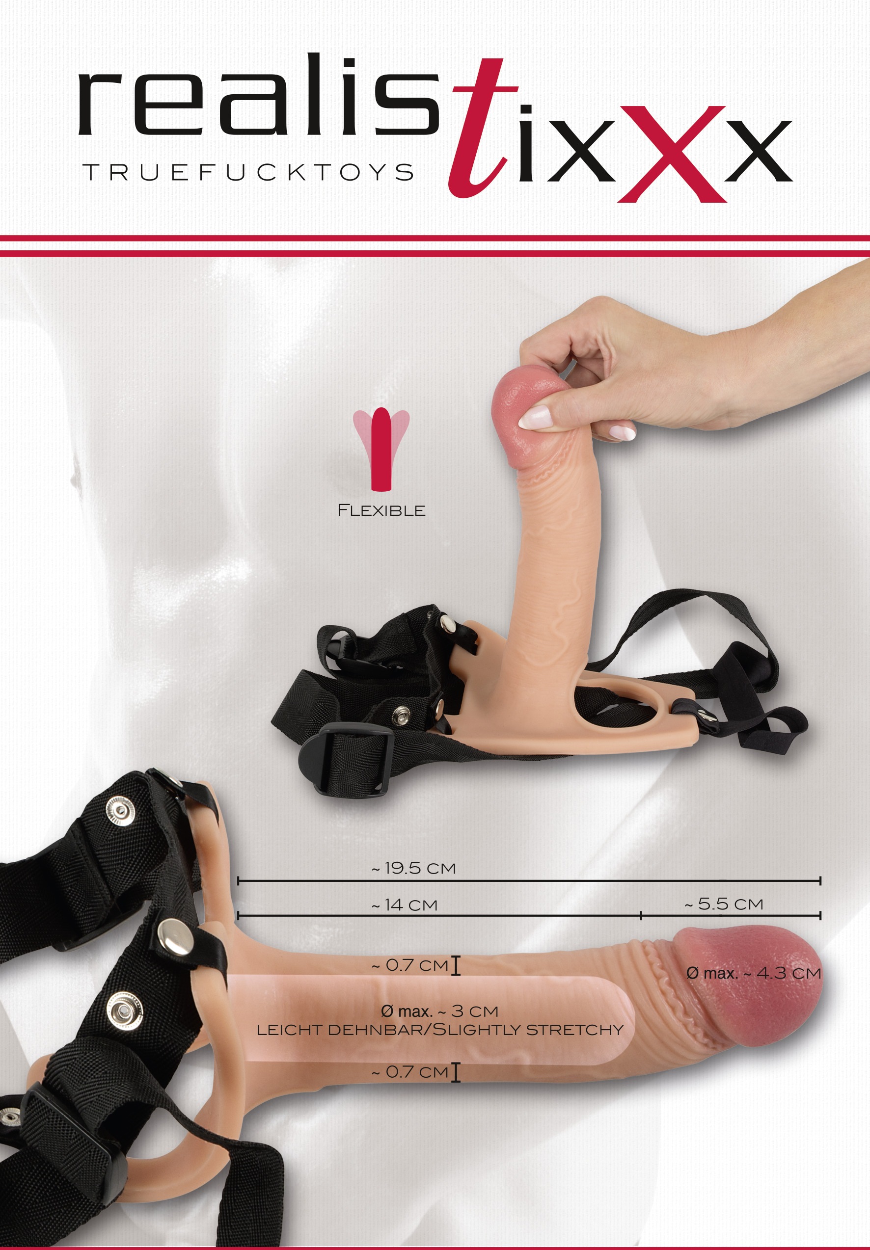 Realistixxx Penishülle »Strap-On Penishülle Strap-on Sleeve«