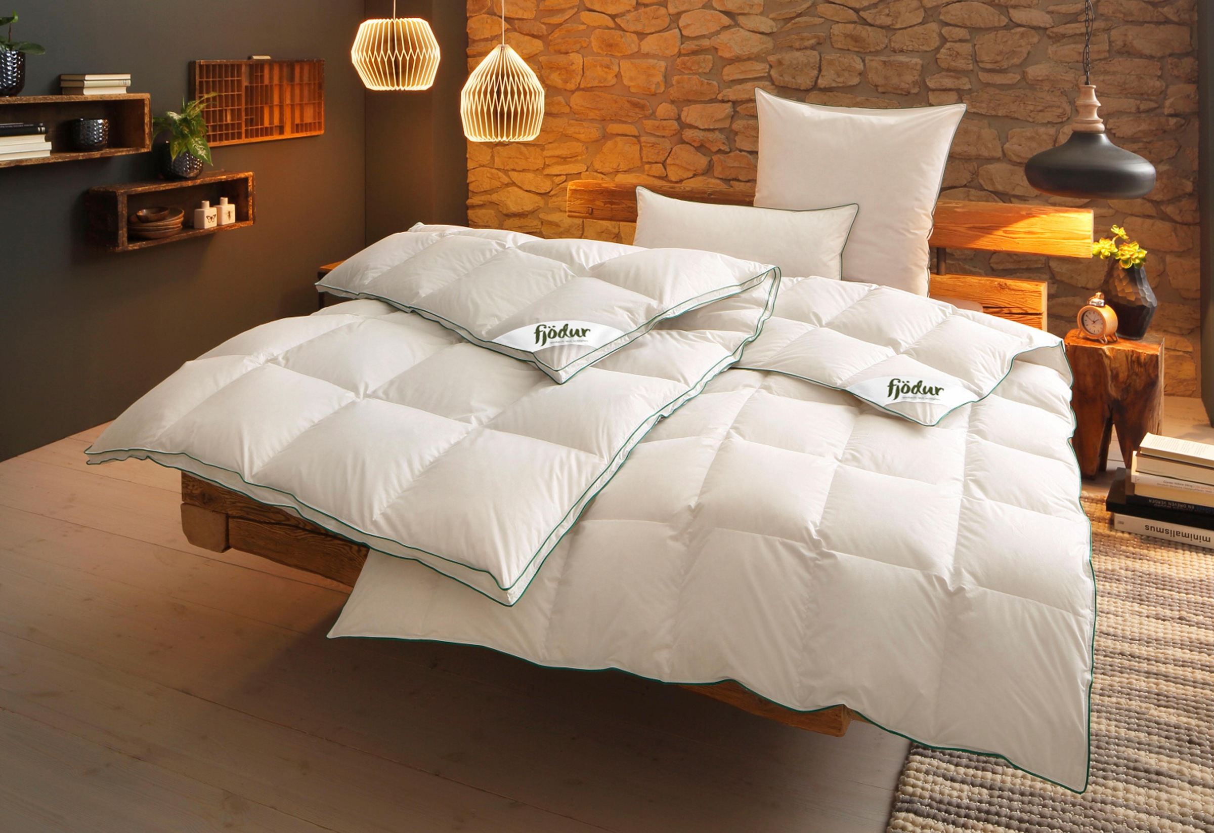 fjödur 3-Kammer-Kopfkissen "Fee, in 40x80 & 80x 80 cm erhältlich" Füllung: günstig online kaufen