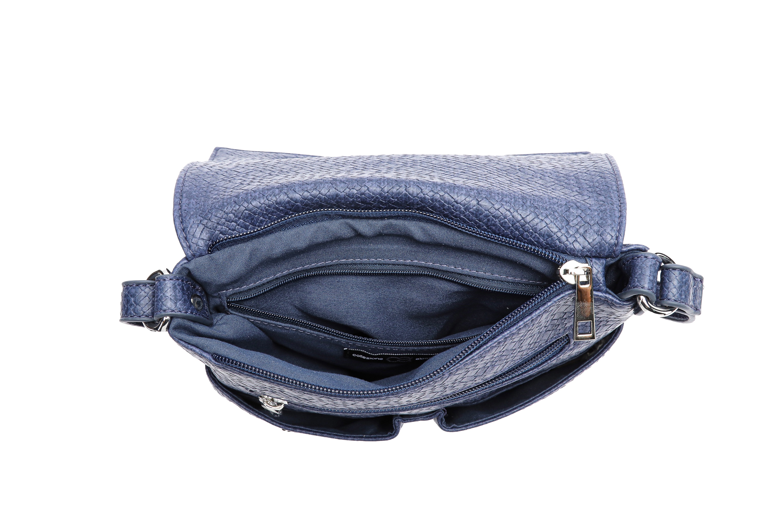 Thumbnail - COLLEZIONE ALESSANDRO "Flechty" mit vielen Fächern, in Flechtoptik