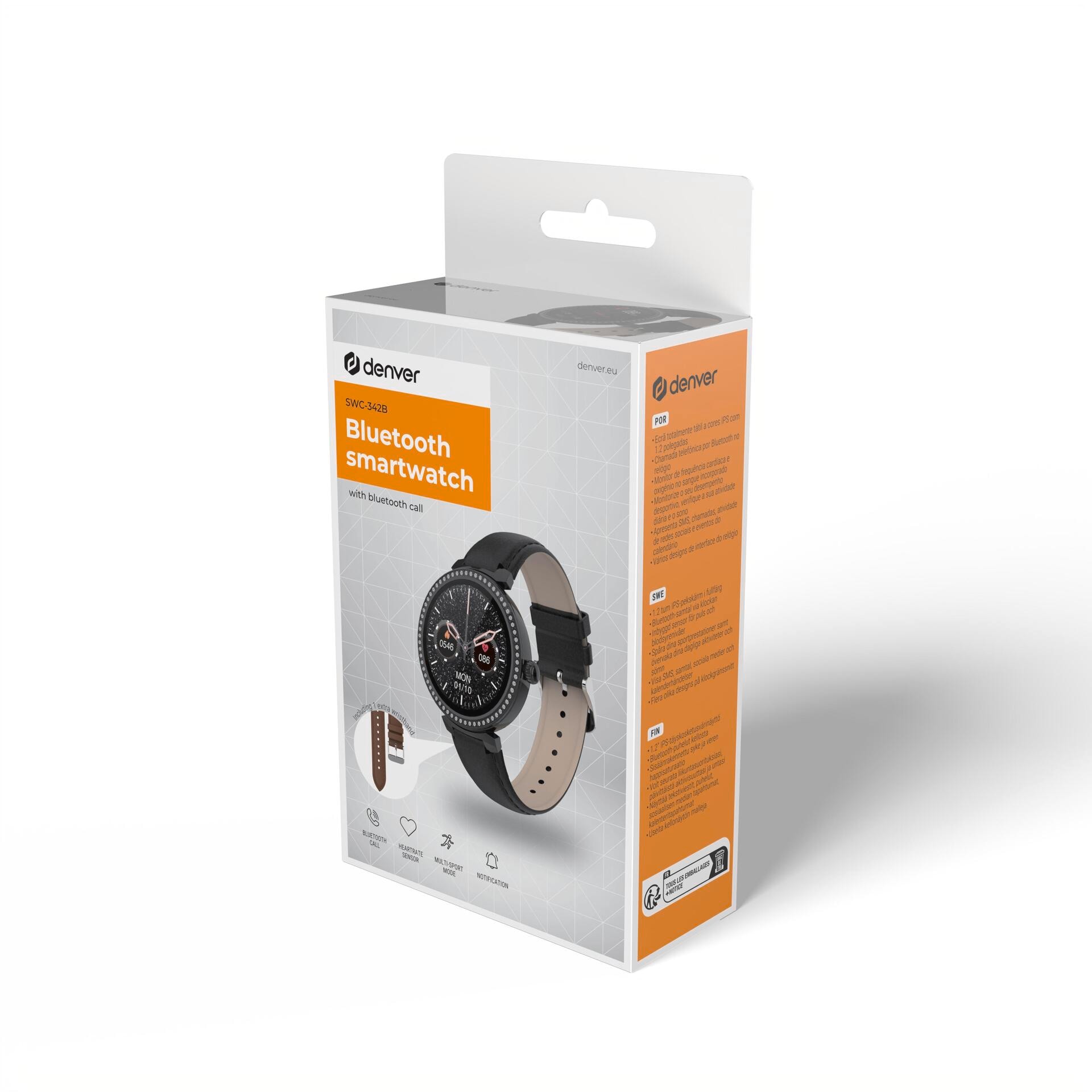 Denver Smartwatch »Smartwatch SWC-342«, (3,048 cm / 1,2 Zoll), 0,000578 GB,)