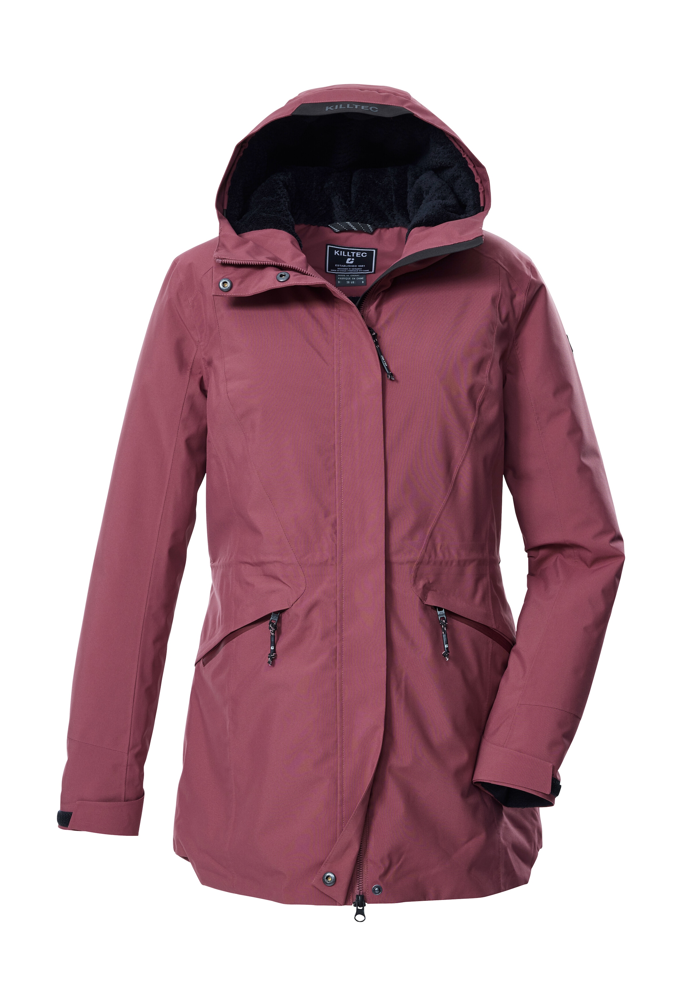 Killtec Parka »KOW 19 WMN PRK«, Wasserdichter, atmungsaktiver Damenparka mit verstellbarer Kapuze