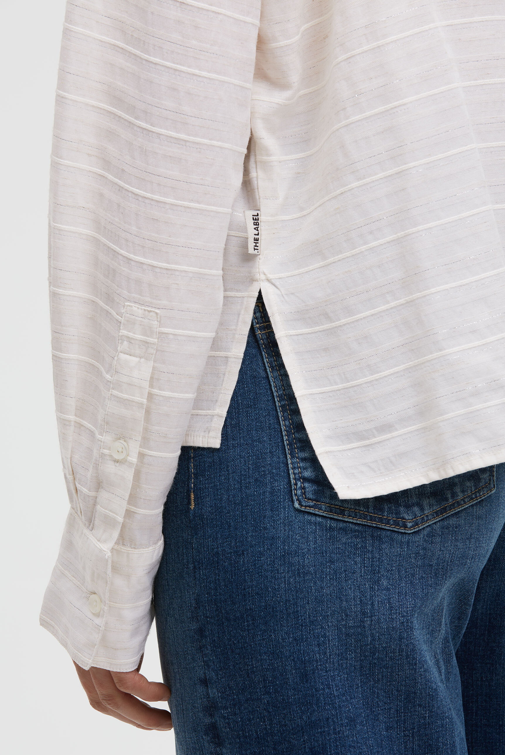 Thumbnail - SENSES.THE LABEL Langarmbluse mit längerer Rückenpartie