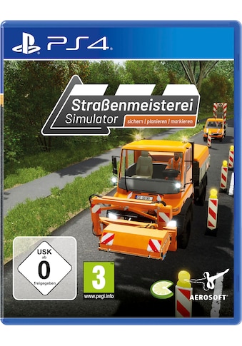 Spielesoftware »Straßenmeisterei Simulator«, PlayStation 4