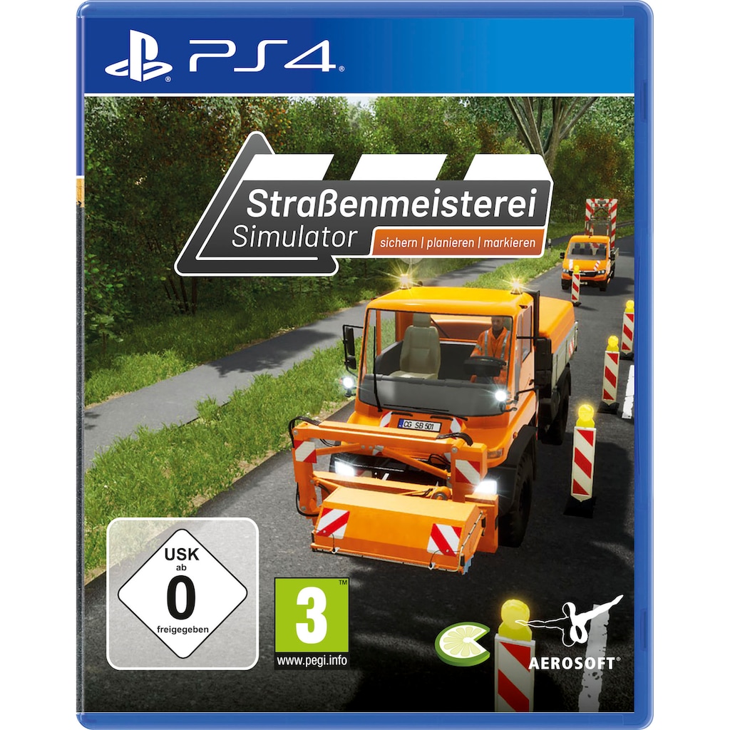aerosoft Spielesoftware »Straßenmeisterei Simulator«, PlayStation 4