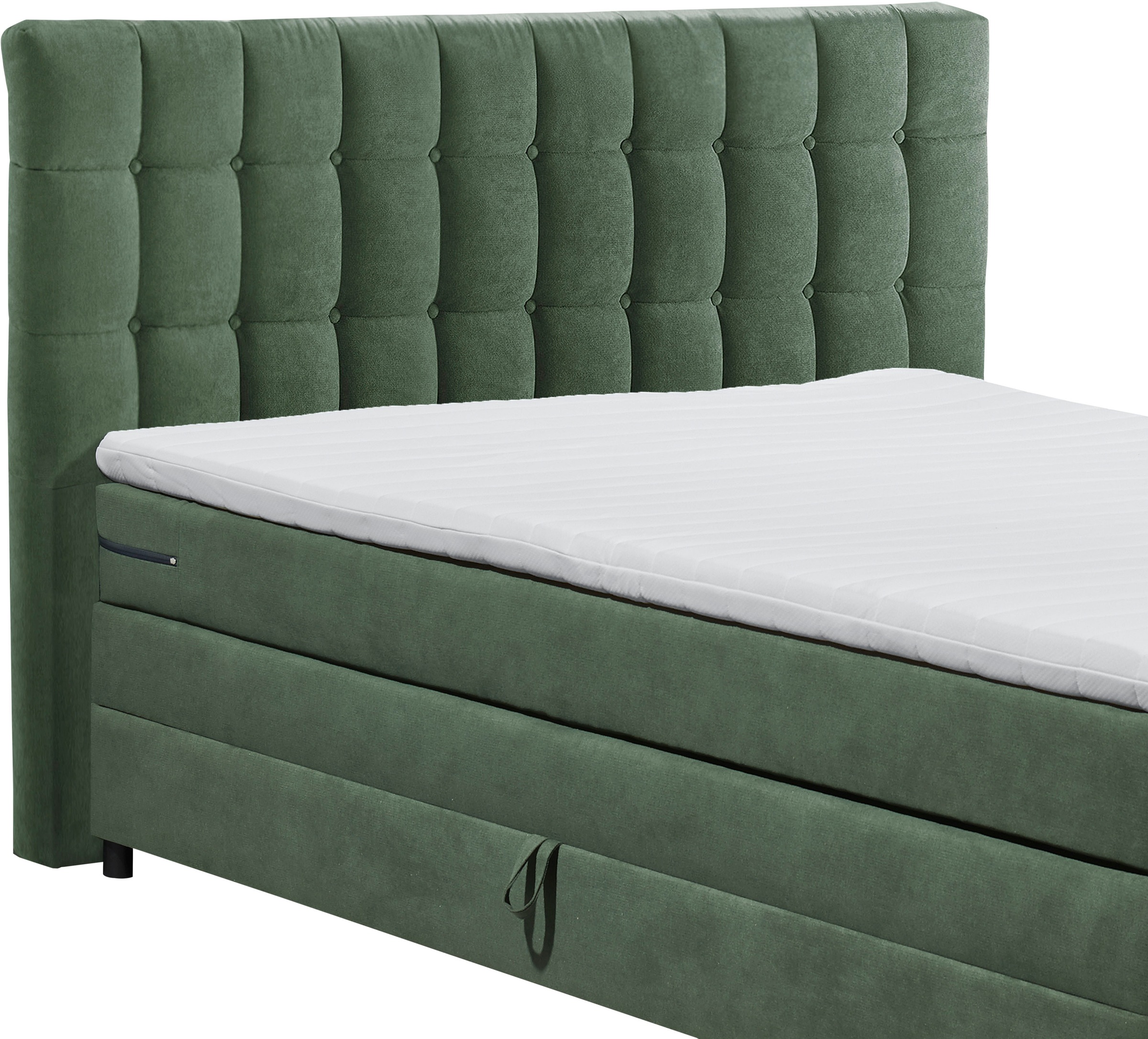 ED EXCITING DESIGN Boxspringbett »Mendoza«, inkl. Bettkasten, erhältlich in den Breiten 160cm & 180cm