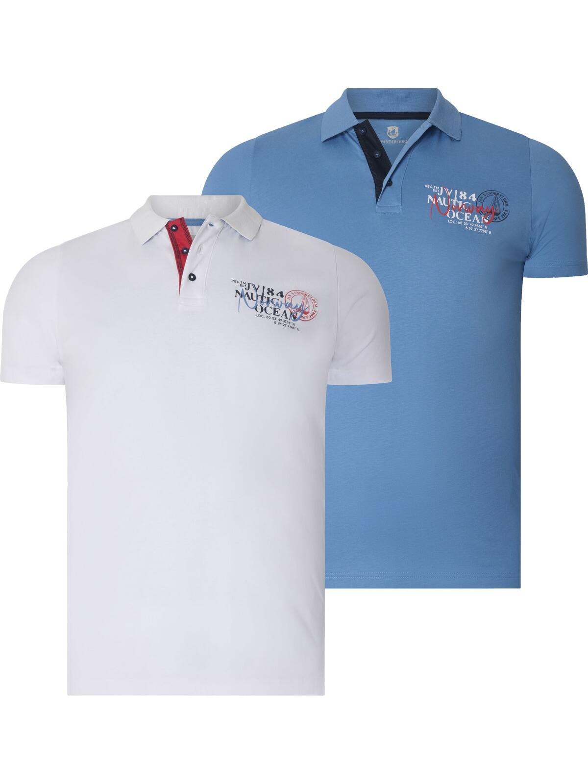 Jan Vanderstorm Poloshirt »Doppelpack Poloshirt DAGFINN«
