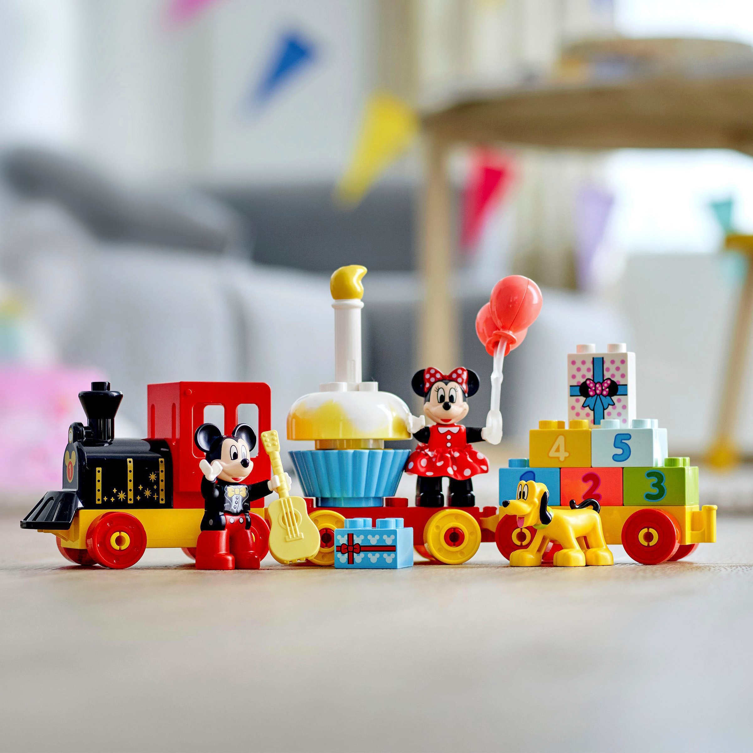 LEGO® Konstruktionsspielsteine »Mickys und Minnies Geburtstagszug (10941), LEGO® DUPLO® Disney™«, (22 St.), Made in Europe