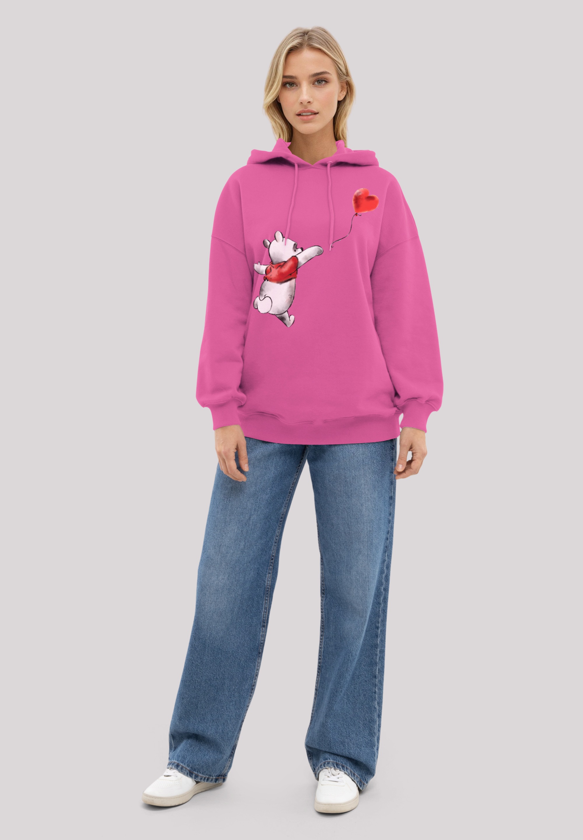F4NT4STIC Kapuzenpullover »Winnie Puuh Luftballon Disney« Premium Qualität