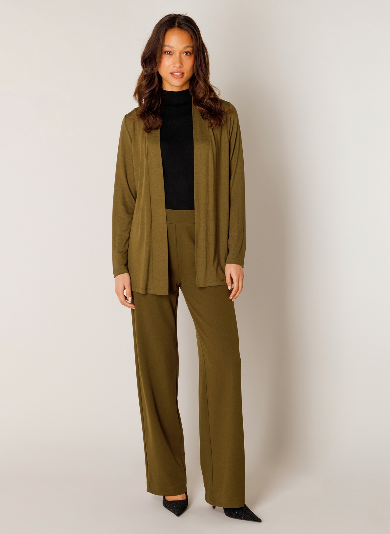 Base Level Strickjacke »Yayla« In elastischem Feinstrick