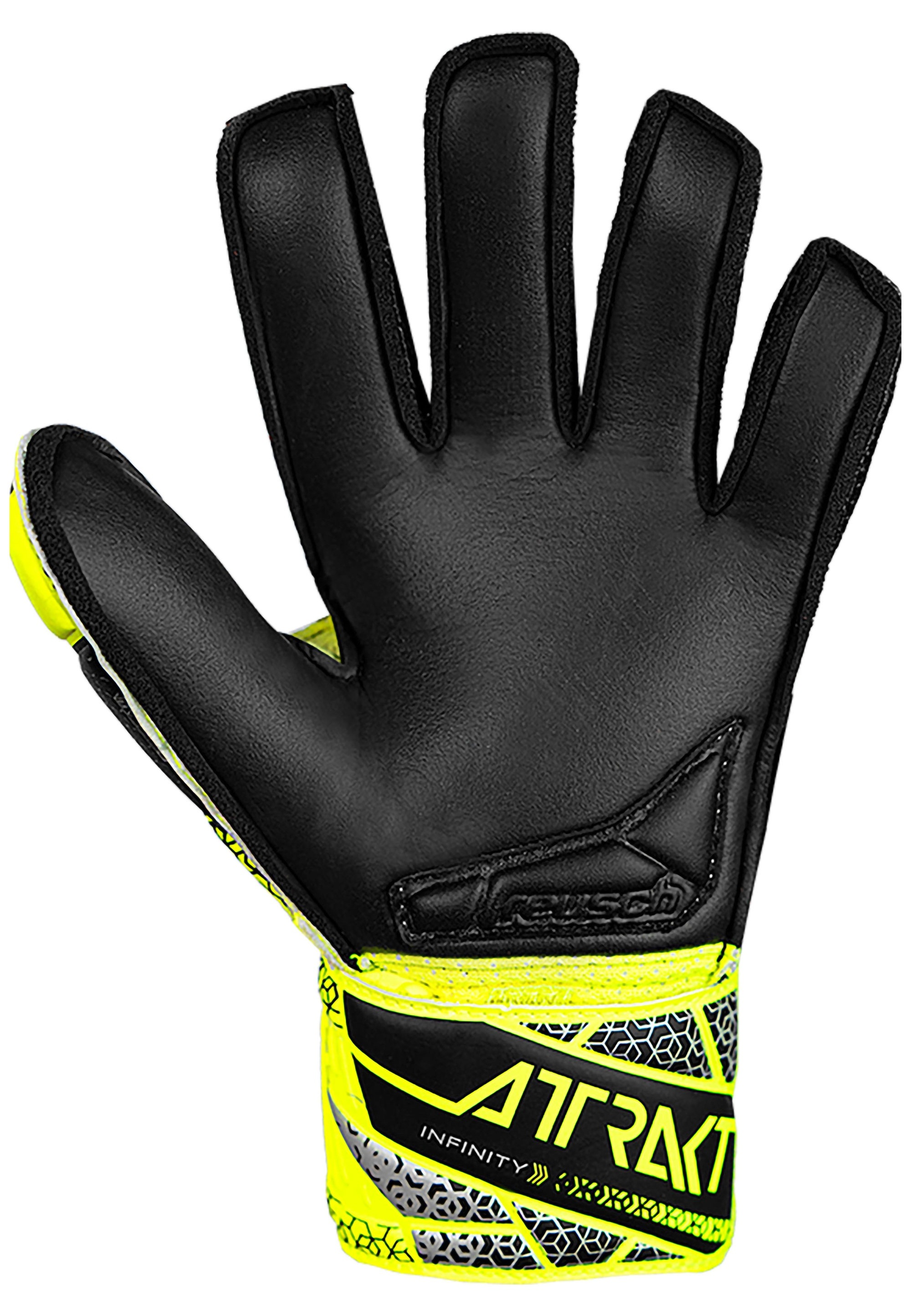 Reusch Torwarthandschuhe »Attrakt Infinity Junior« Finger Support mit Expanse Cut